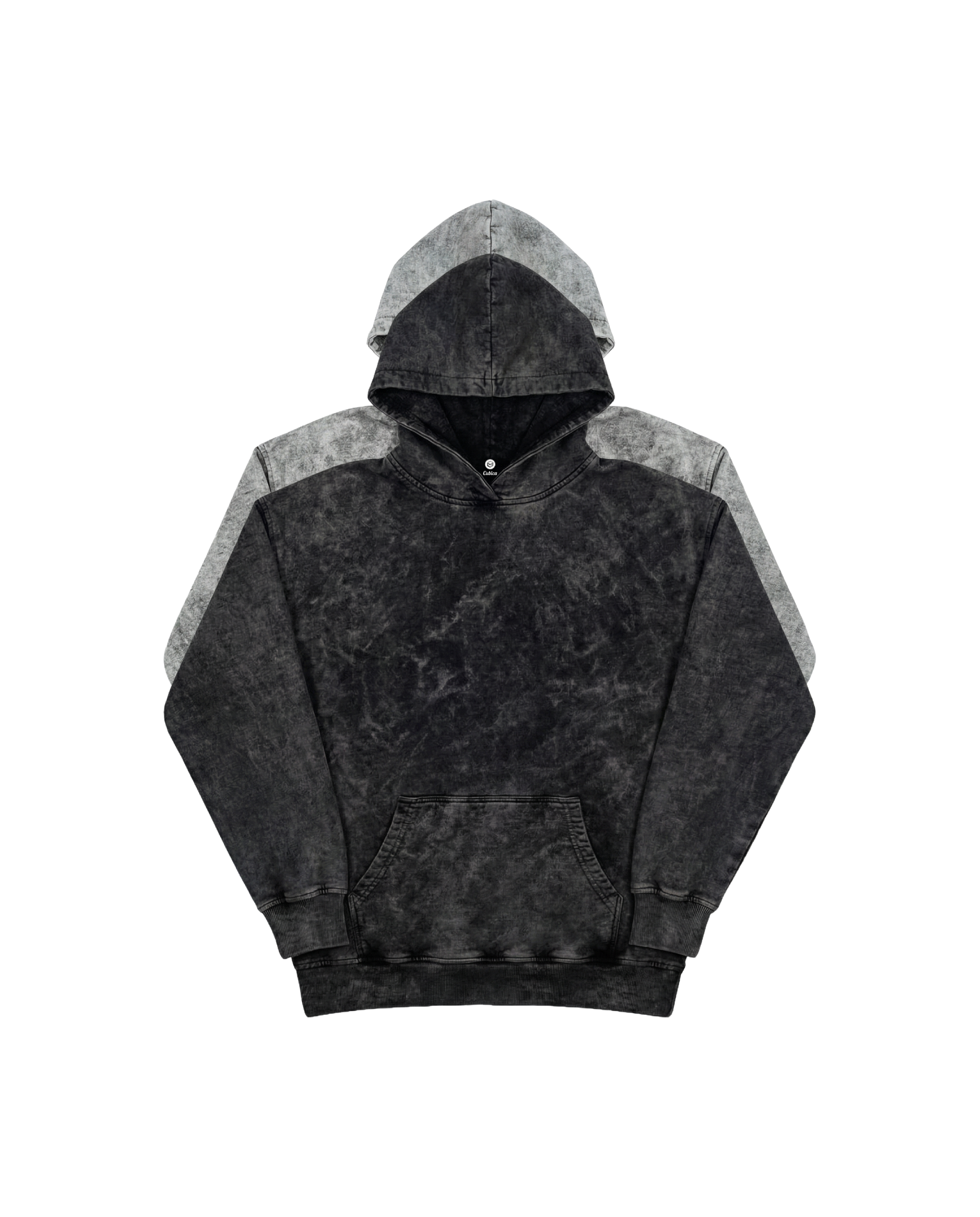 Pack 2X Buzos Acid Wash Cubica