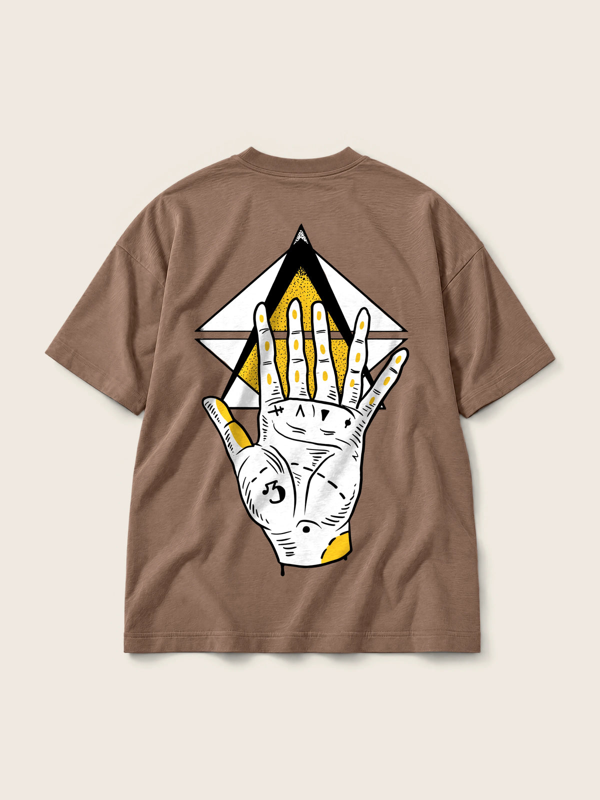 Iluminati Hand · Camiseta Semi Oversize 310g — Imagen del producto 7