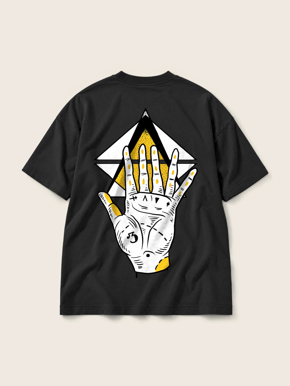Iluminati Hand · Camiseta Semi Oversize 310g — Imagen del producto 3