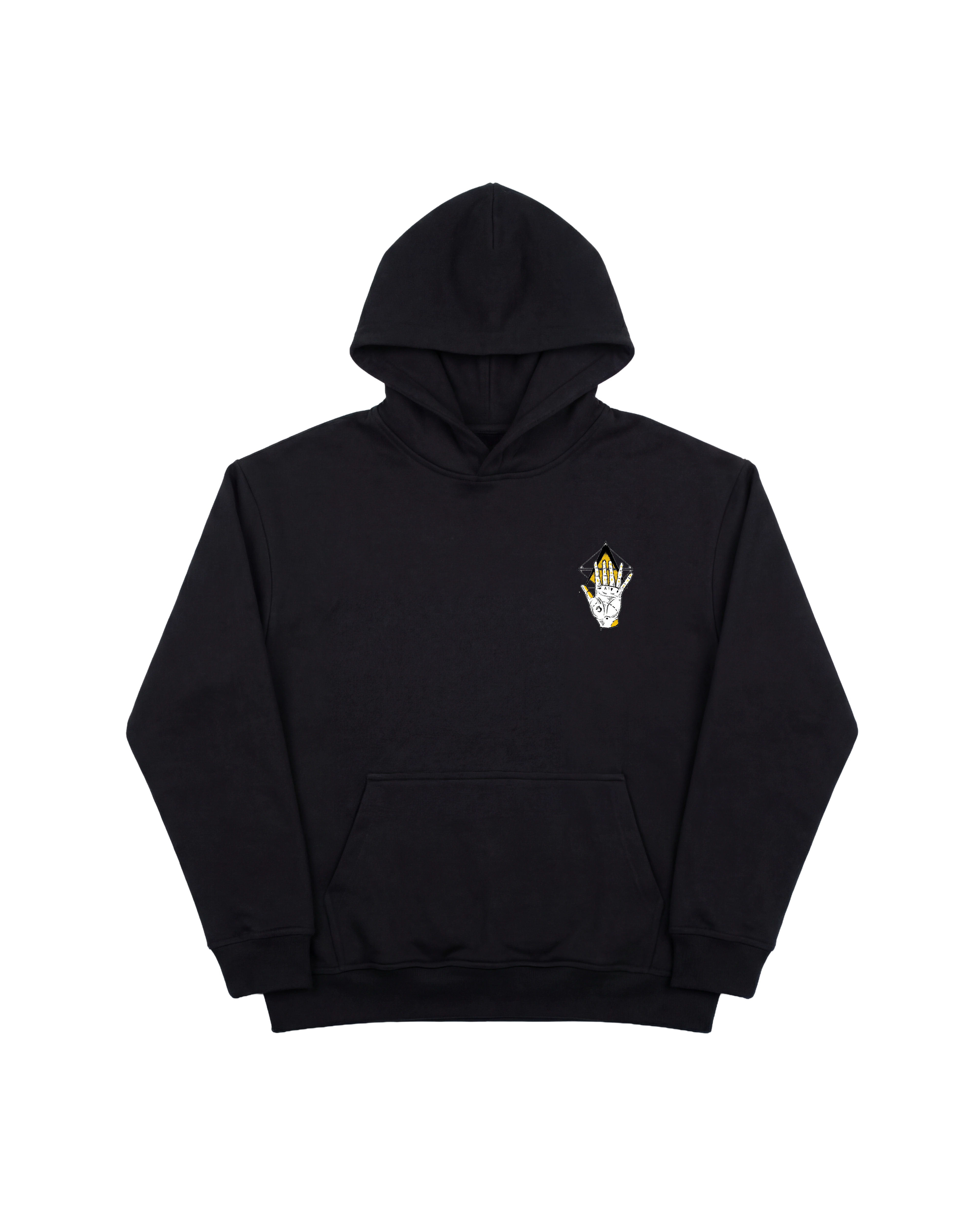 Ilumminati Hand Hoodie 410 Negro Cubica