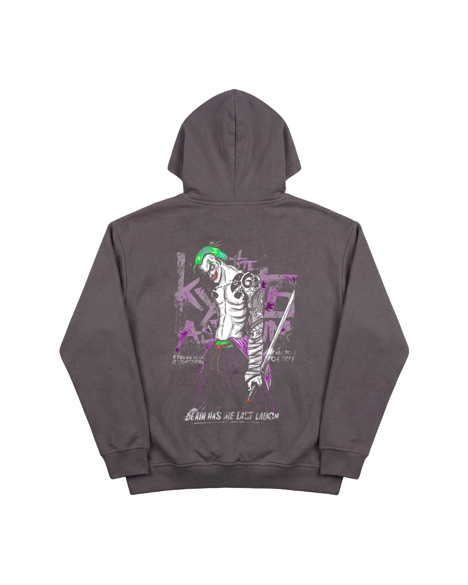 Joker Jakuza Hoodie 410 Gris Oscuro Cubica