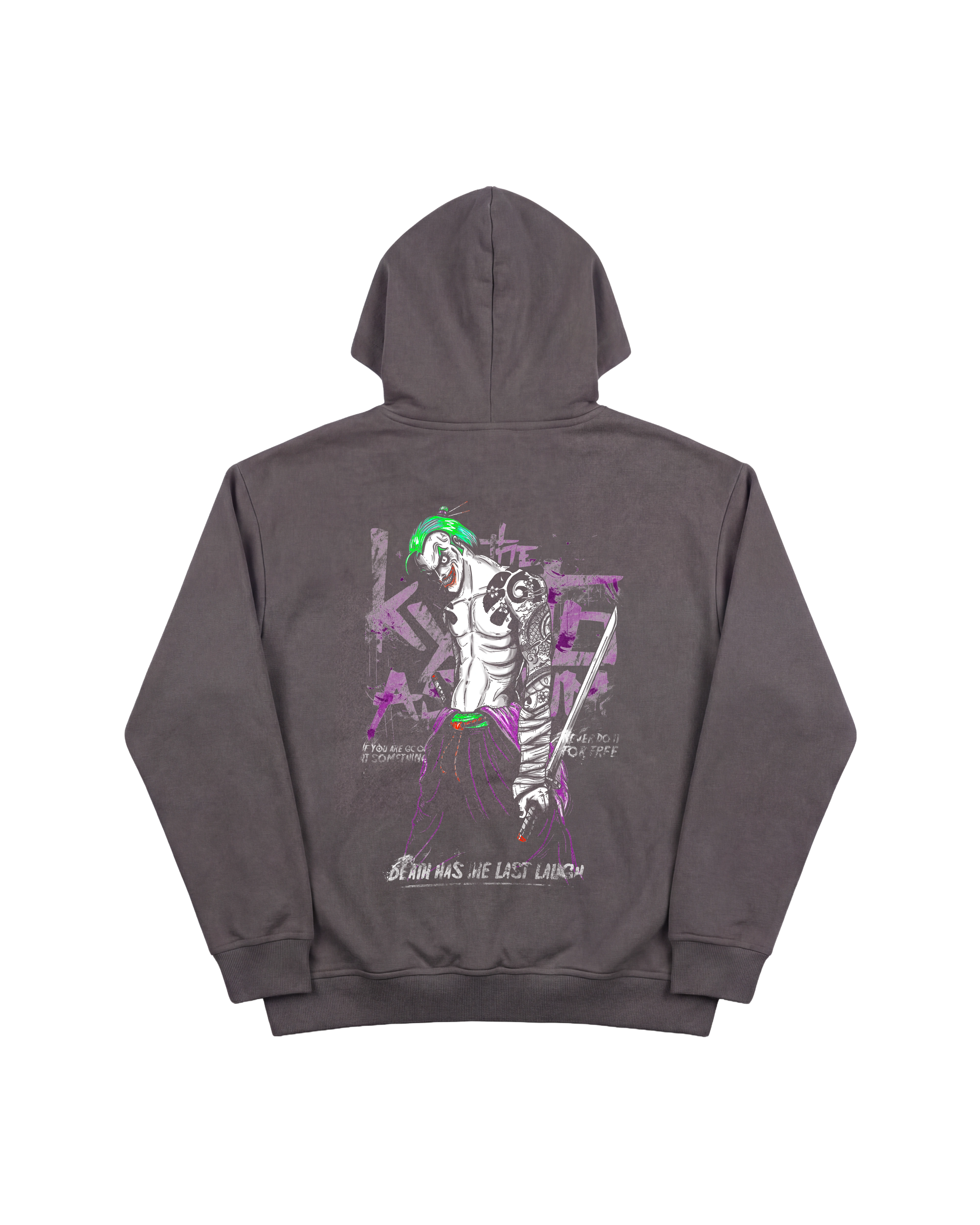 Joker Jakuza Hoodie 410 Gris Oscuro Cubica