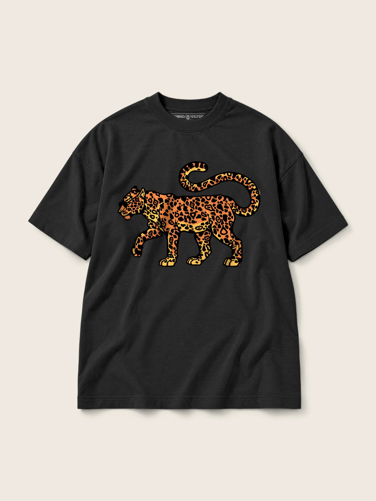 Leopardo · Camiseta Semi Oversize 310g — Imagen del producto 1
