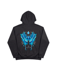 Libertad Mariposa Hoodie 410 Negro Cubica