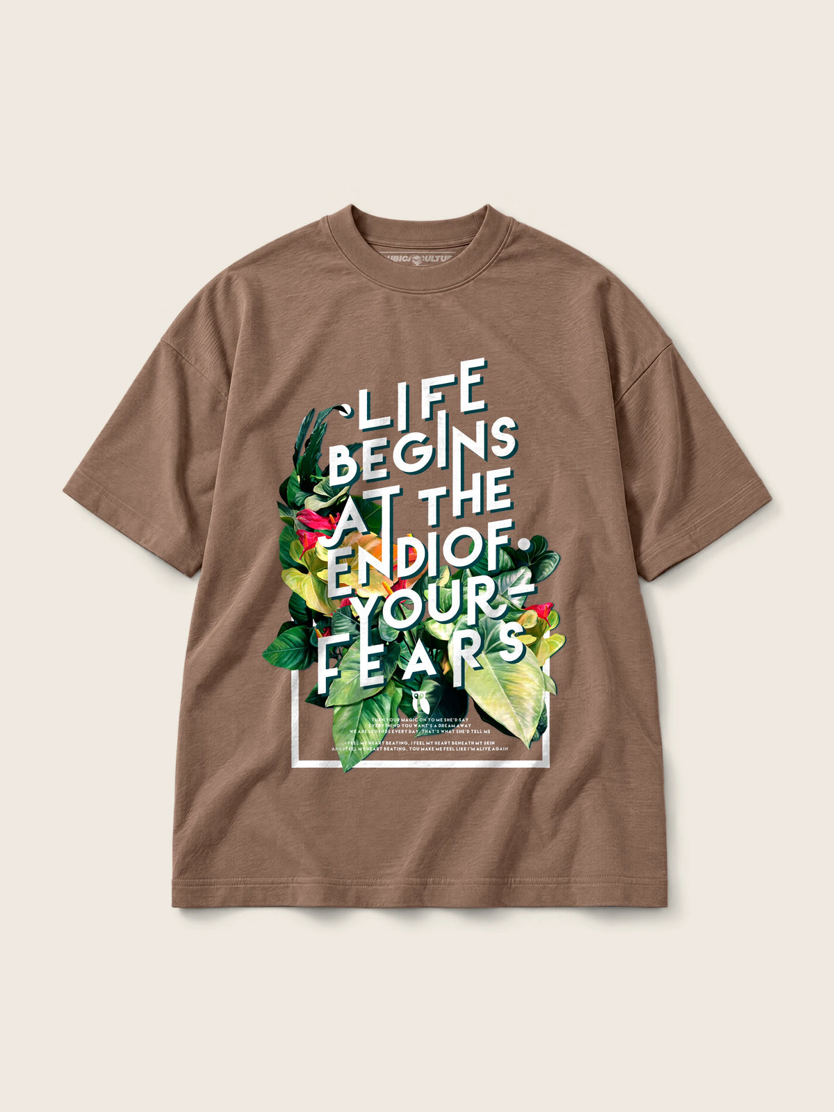 Life Begins · Camiseta Semi Oversize 310g — Imagen del producto 5