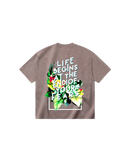 Life Begins Semi Oversize 310 Kaki Cubica
