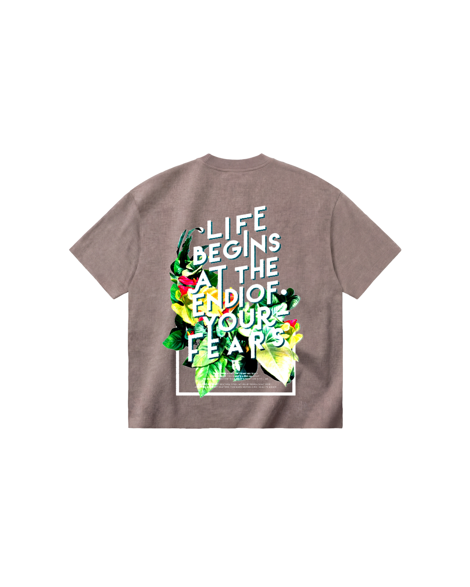 Life Begins Semi Oversize 310 Kaki Cubica