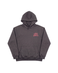 Love Hurts Hoodie 410 Gris Oscuro Cubica
