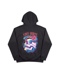 Love Hurts Hoodie 410 Negro Cubica
