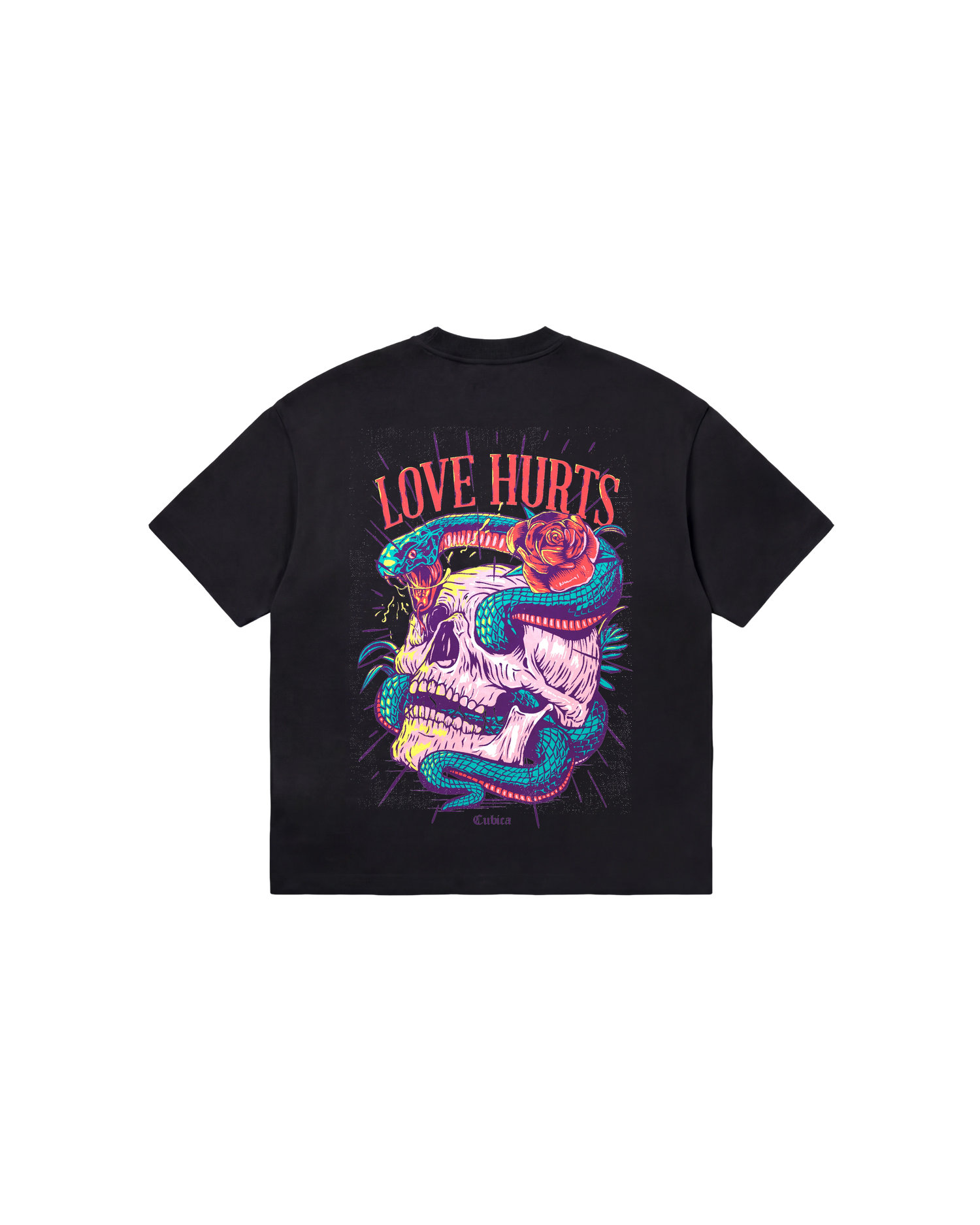 Love Hurts Semi Oversize 310 Negro Cubica