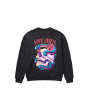 Love Hurts Sweatshirt 410 Negro Cubica