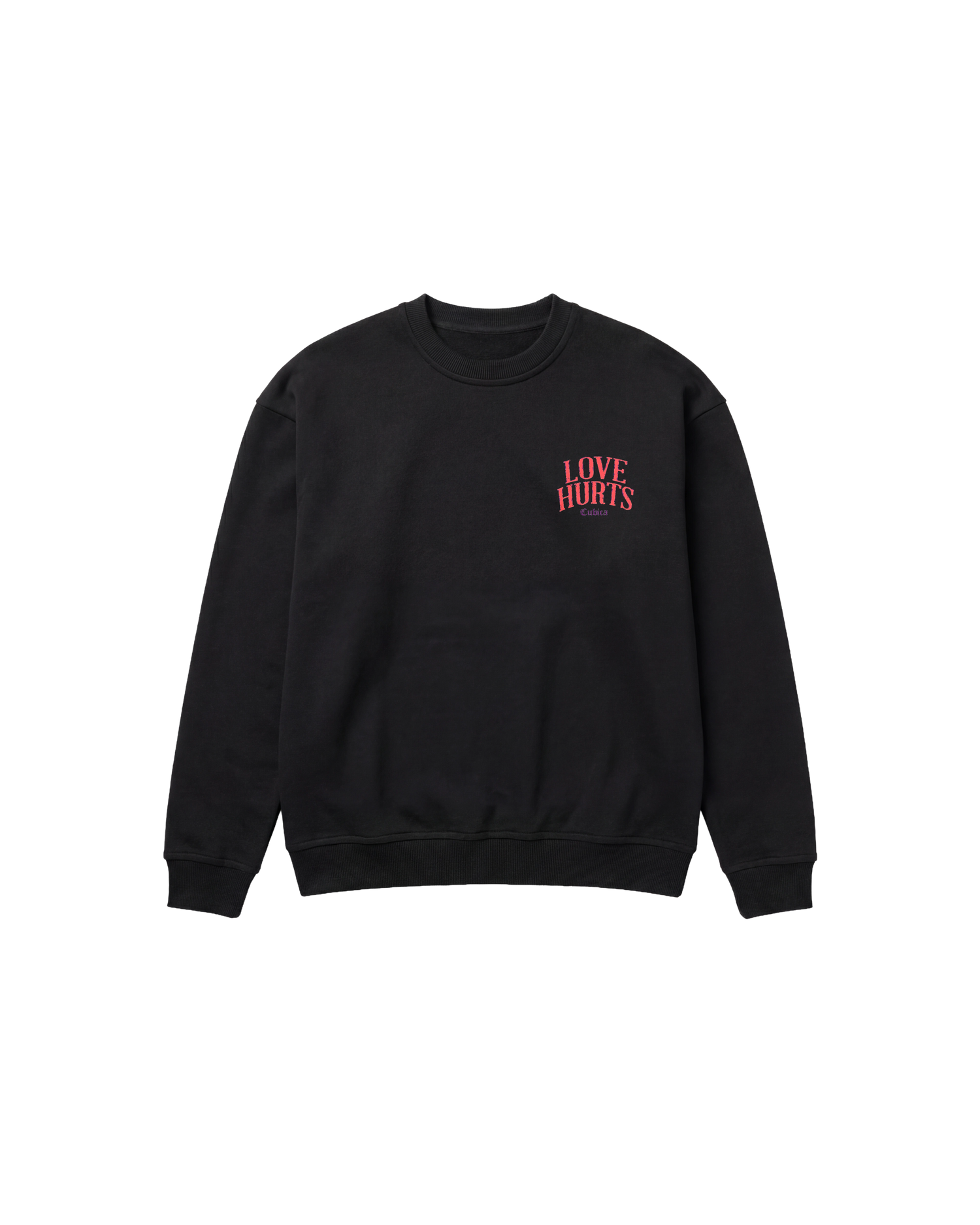 Love Hurts Sweatshirt 410 Negro Cubica