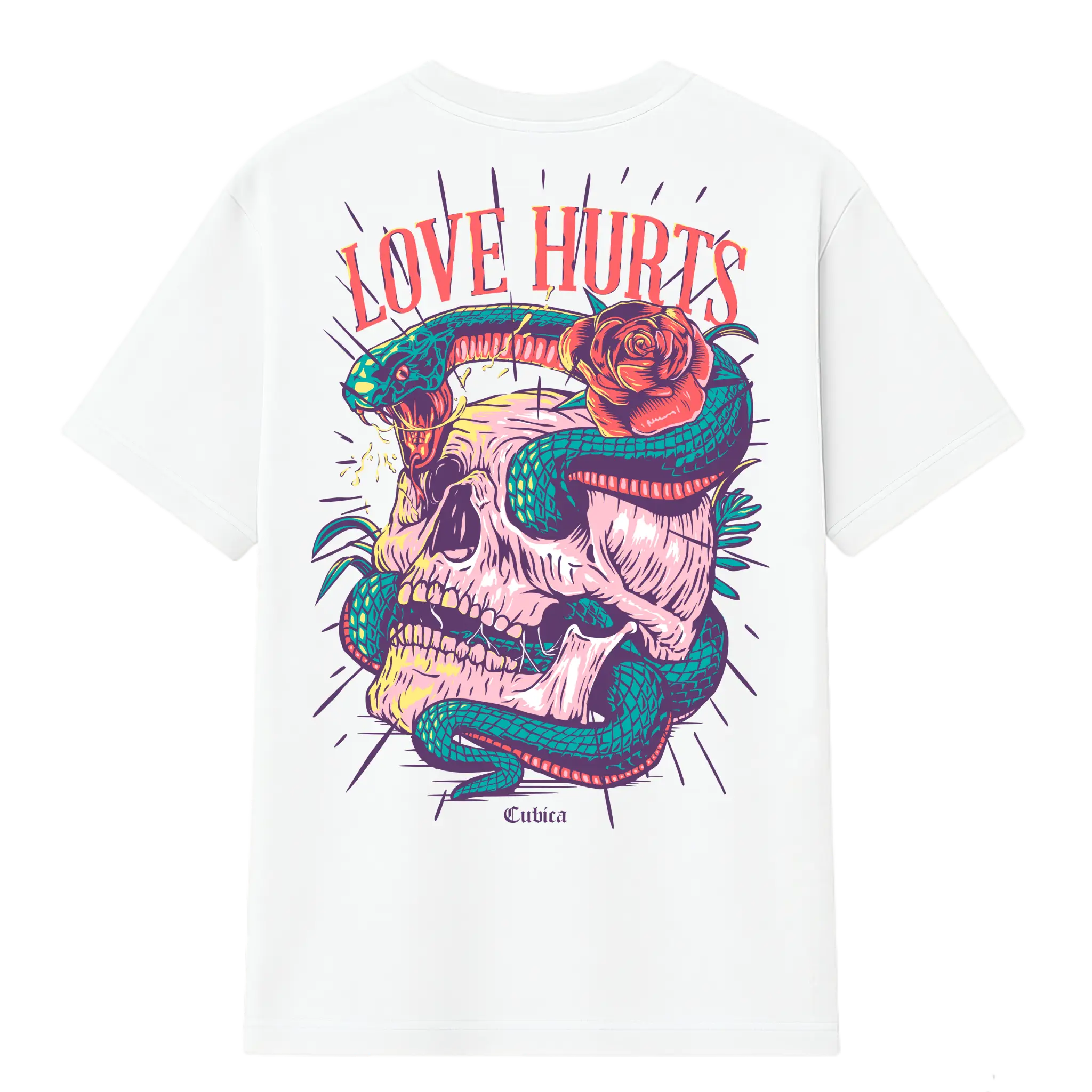 Camiseta Cubica Love Hurts PB