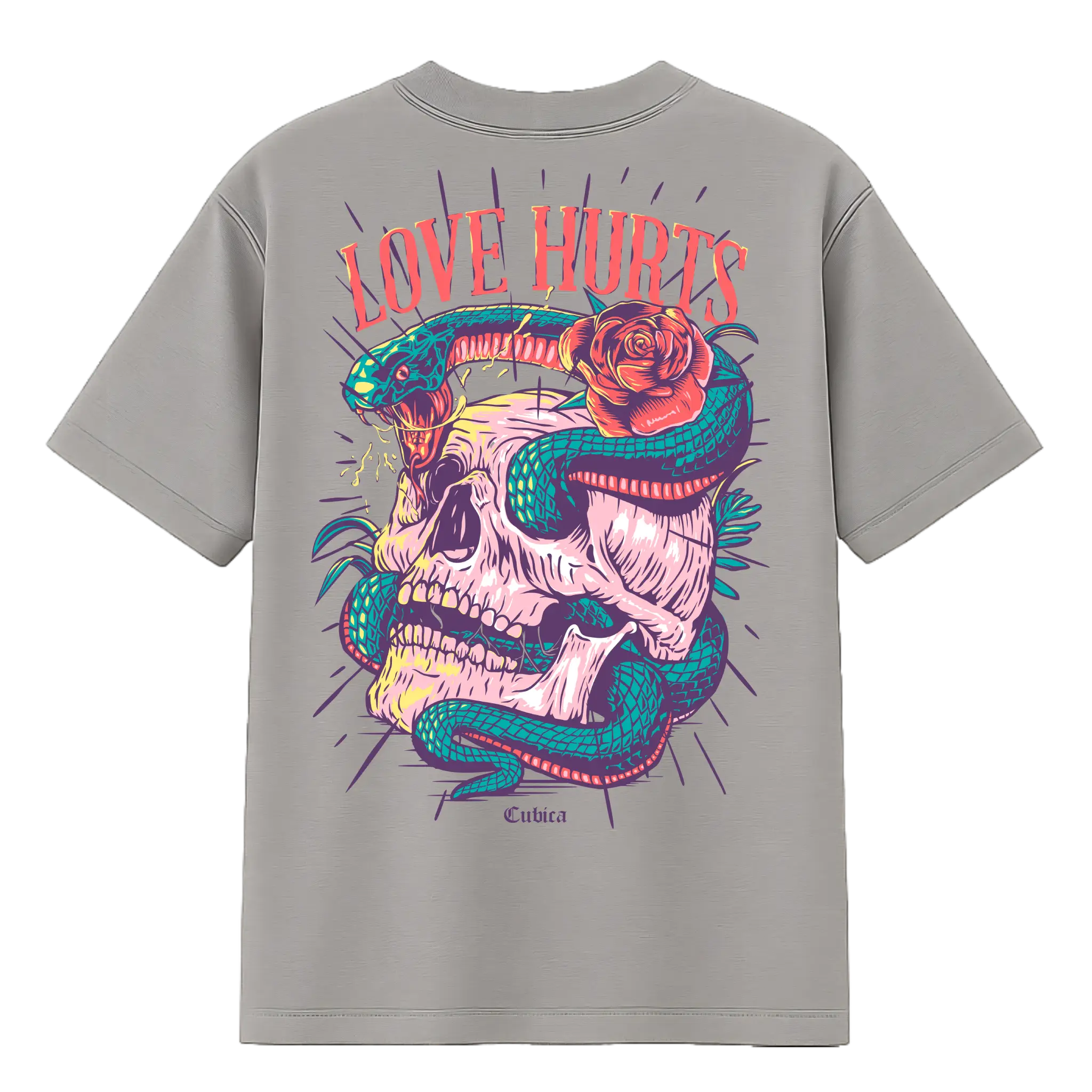 Camiseta Cubica Love Hurts PB