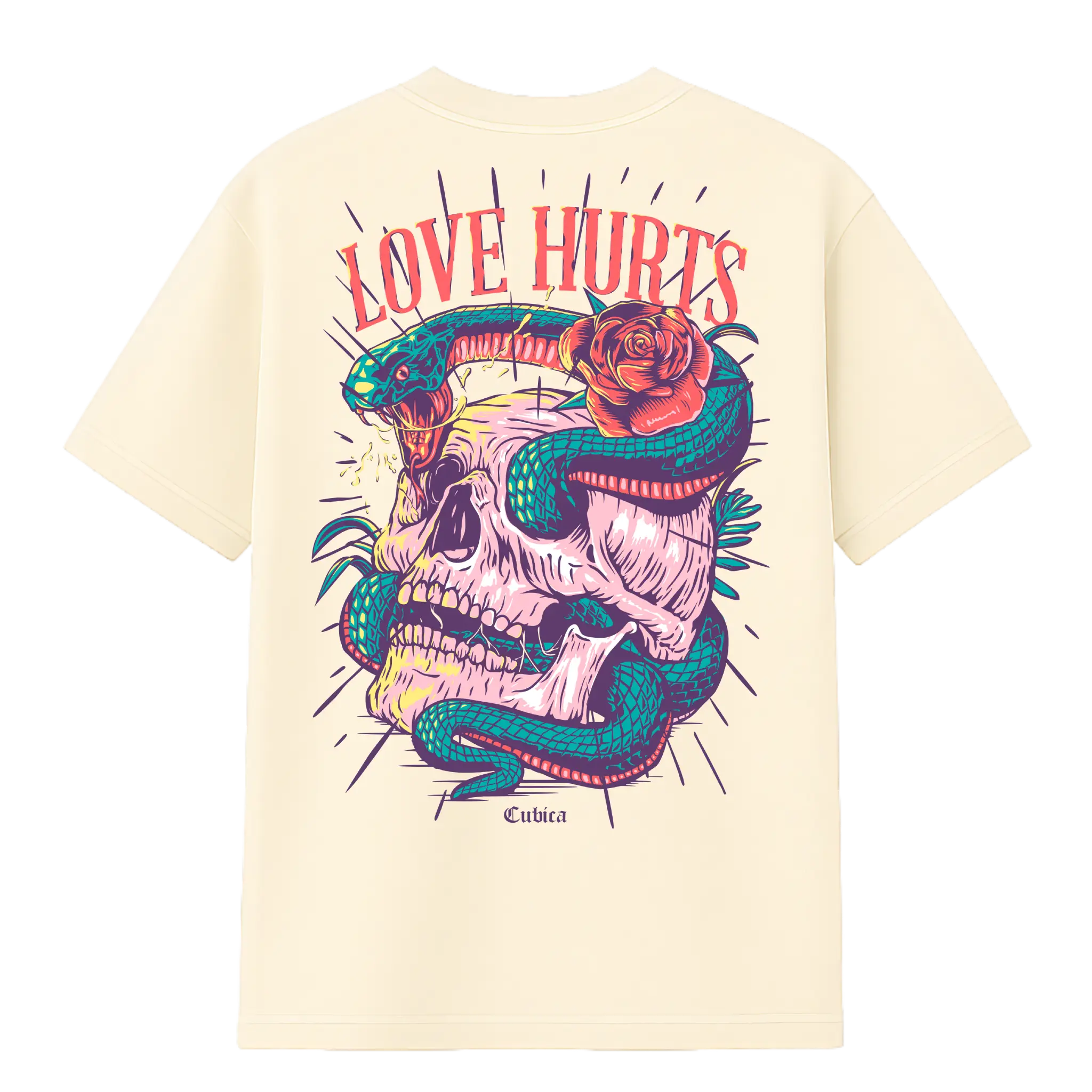 Camiseta Cubica Love Hurts PB