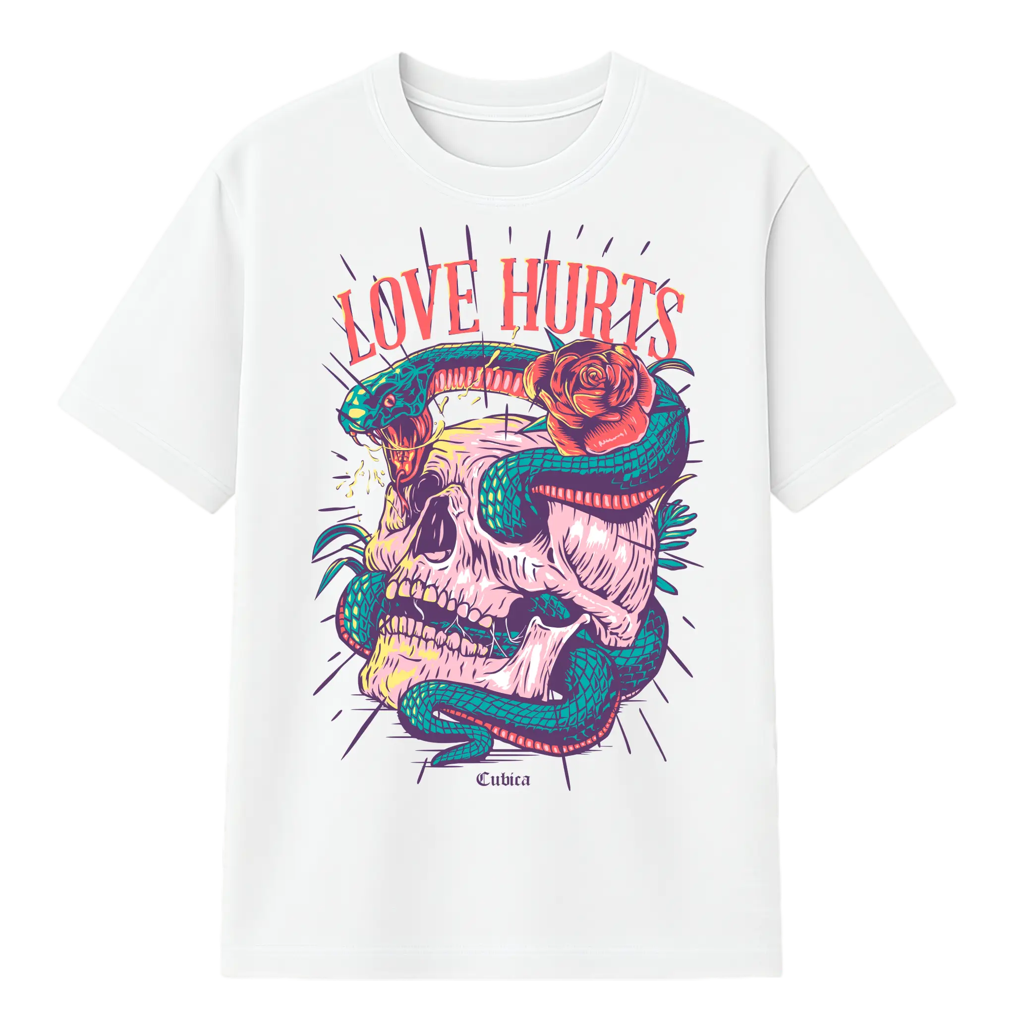 Camiseta Cubica Love Hurts F