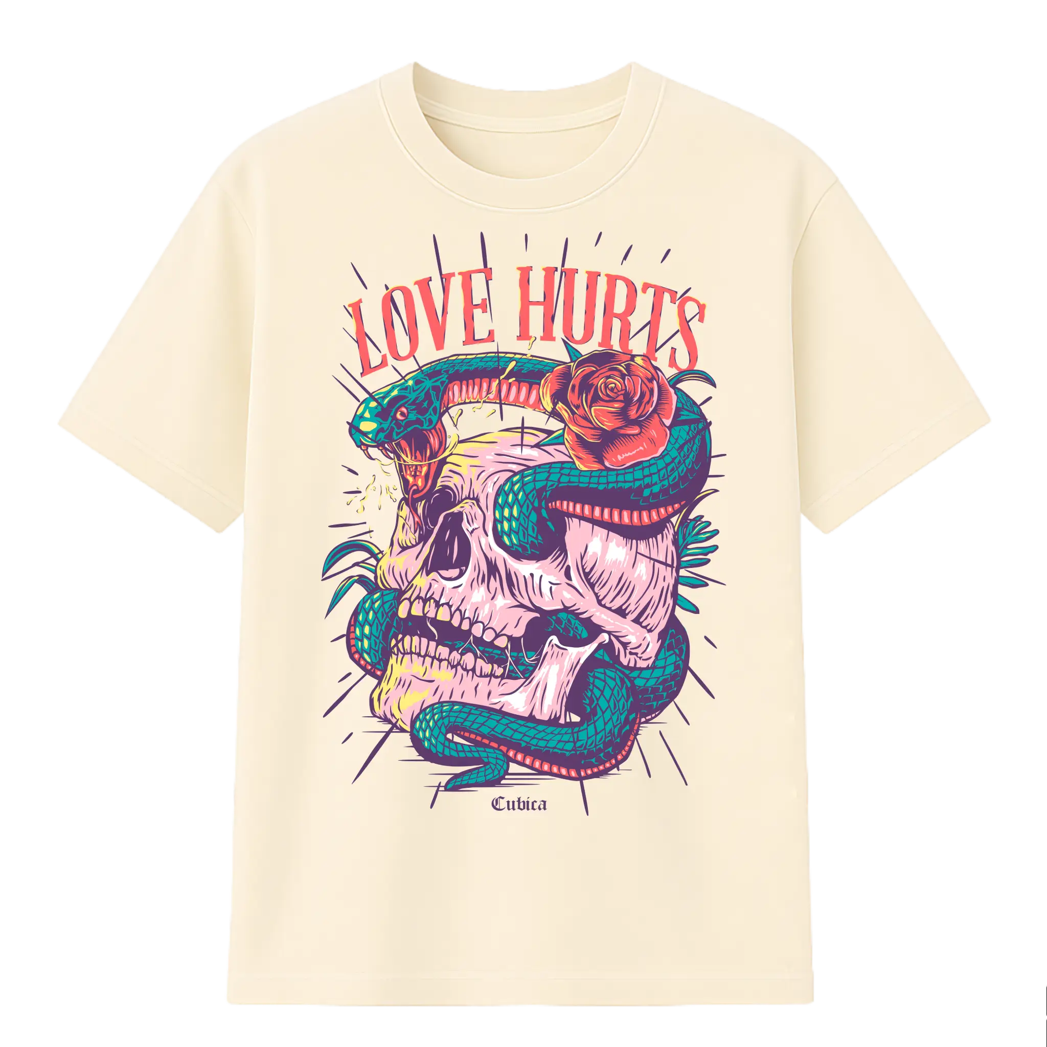 Camiseta Cubica Love Hurts F