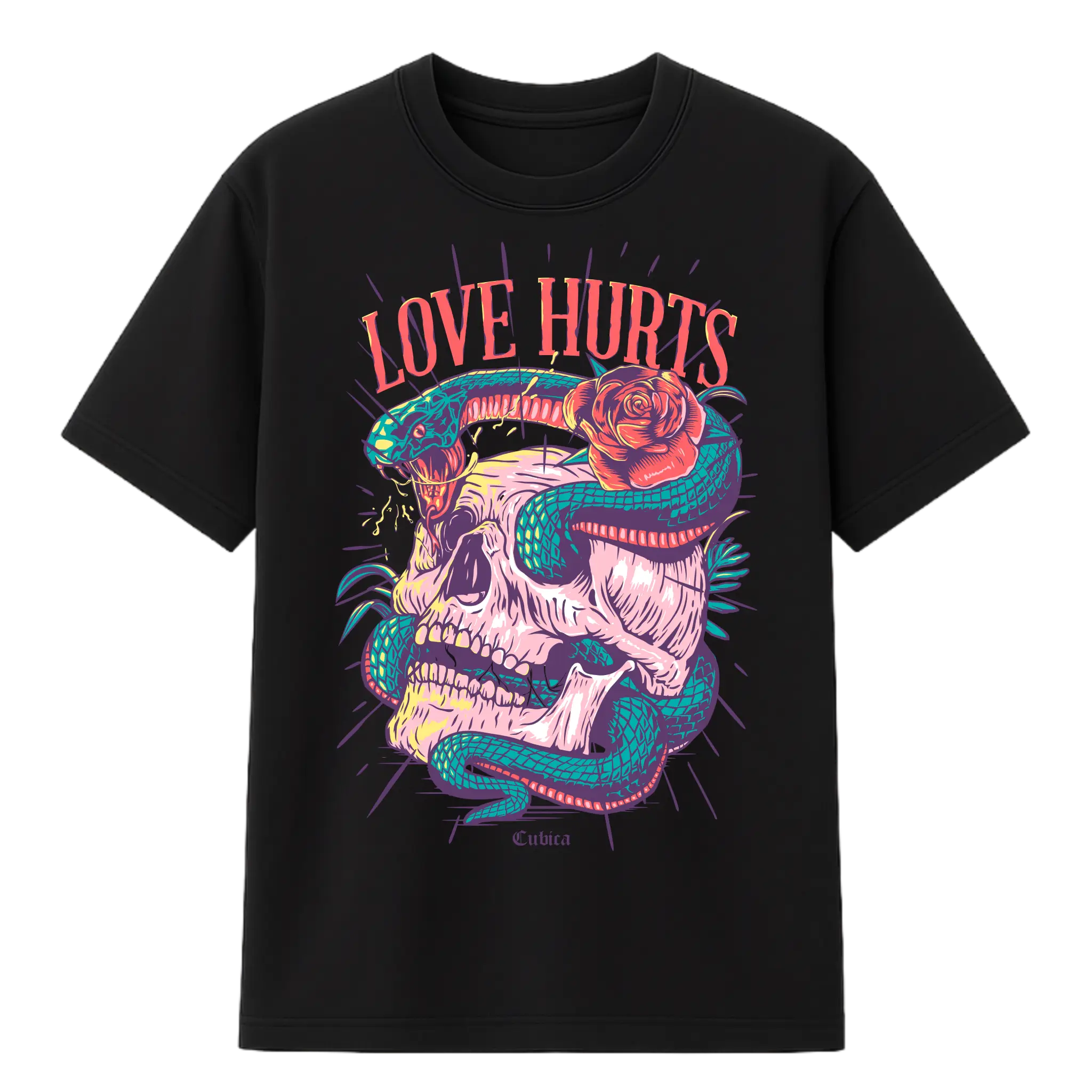 Camiseta Cubica Love Hurts F