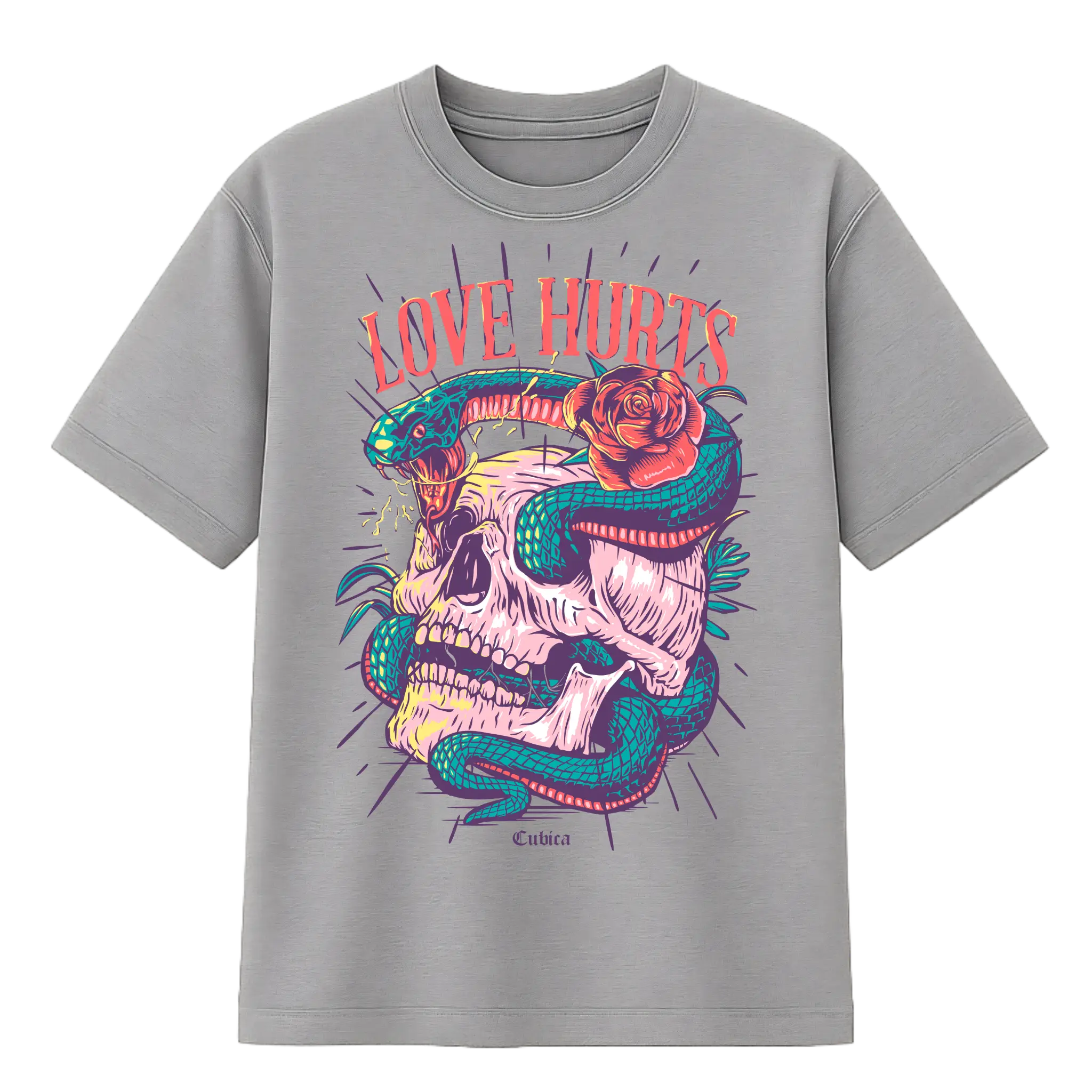 Camiseta Cubica Love Hurts F