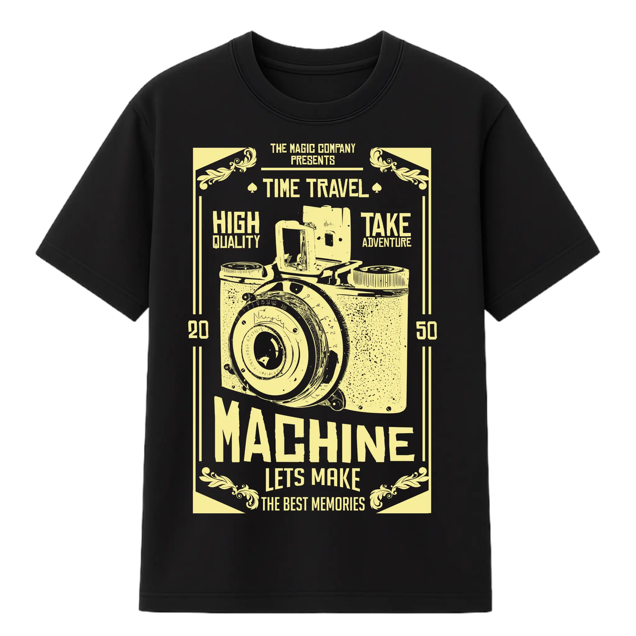 Camiseta Cubica Machine Let's Make F