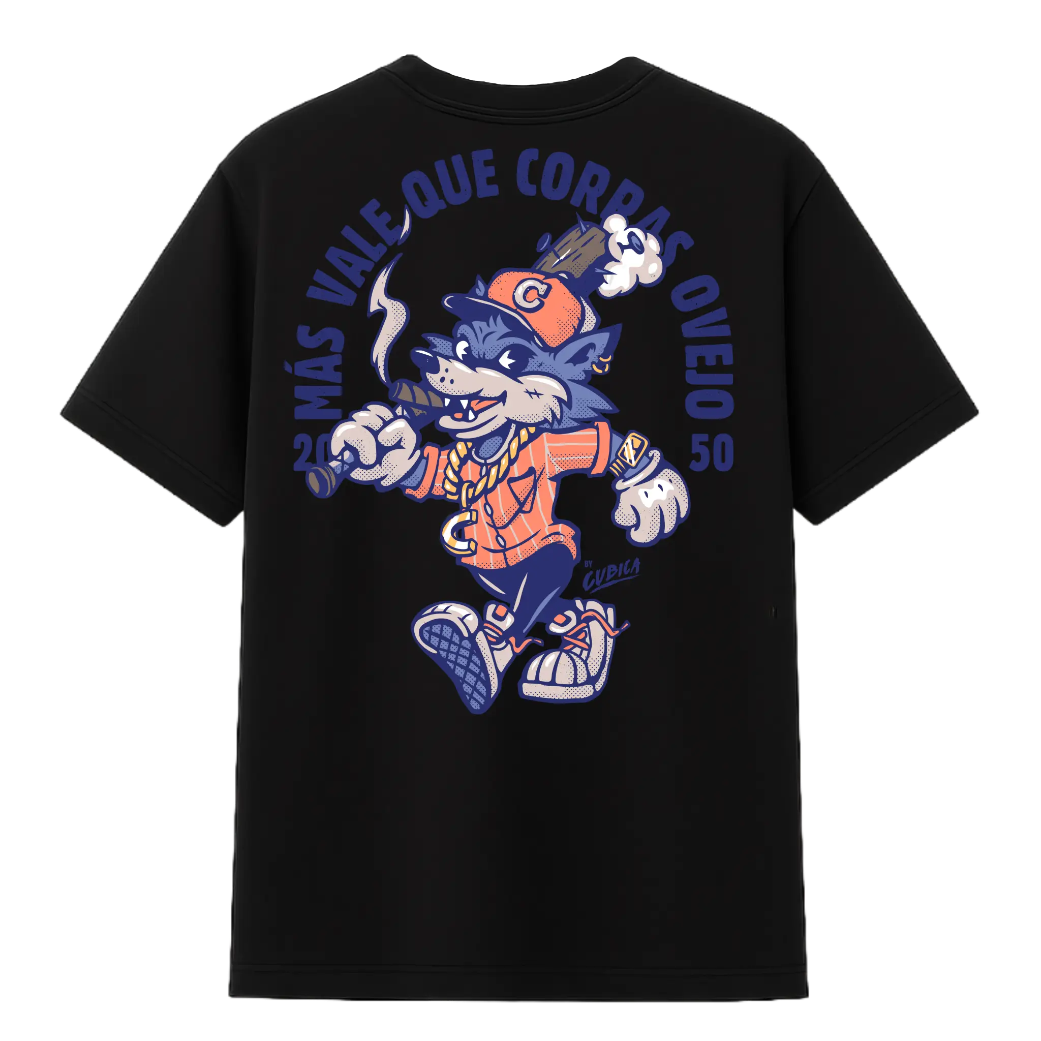 Camiseta Cubica Mas Vale Que Corras Ovejo PB