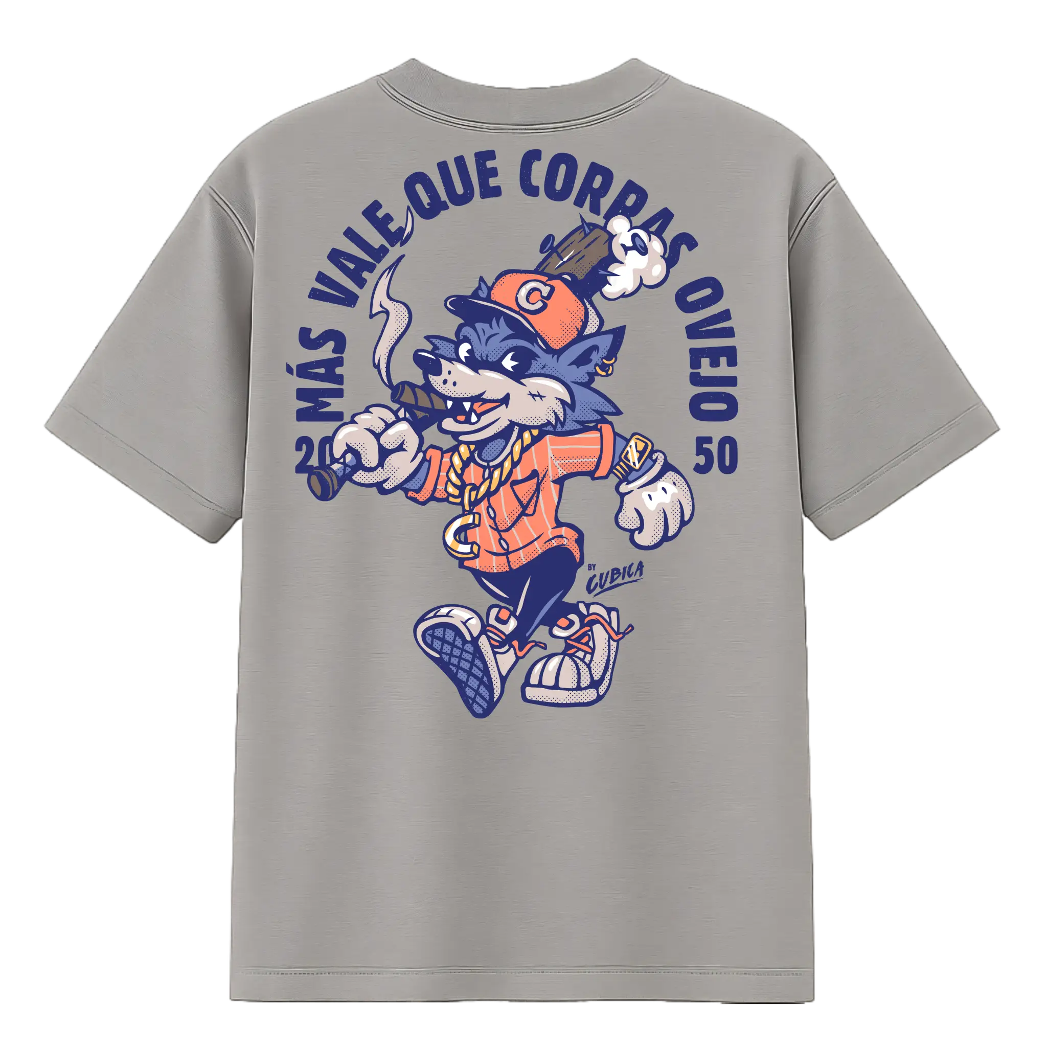 Camiseta Cubica Mas Vale Que Corras Ovejo PB