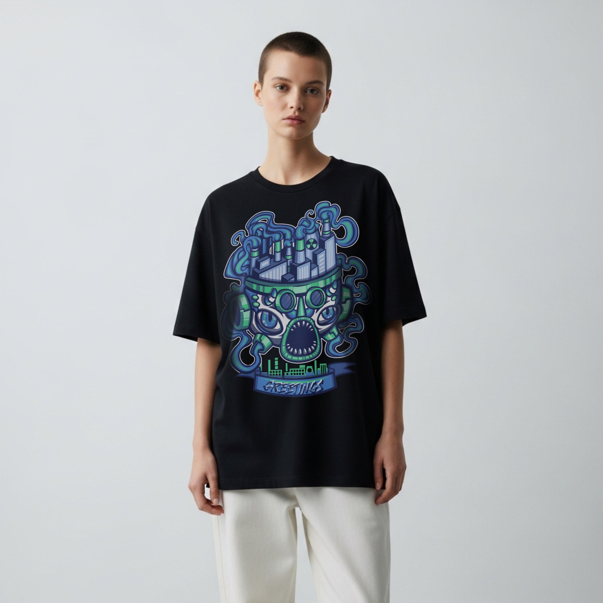 Camiseta Cubica Greetings Medusa 