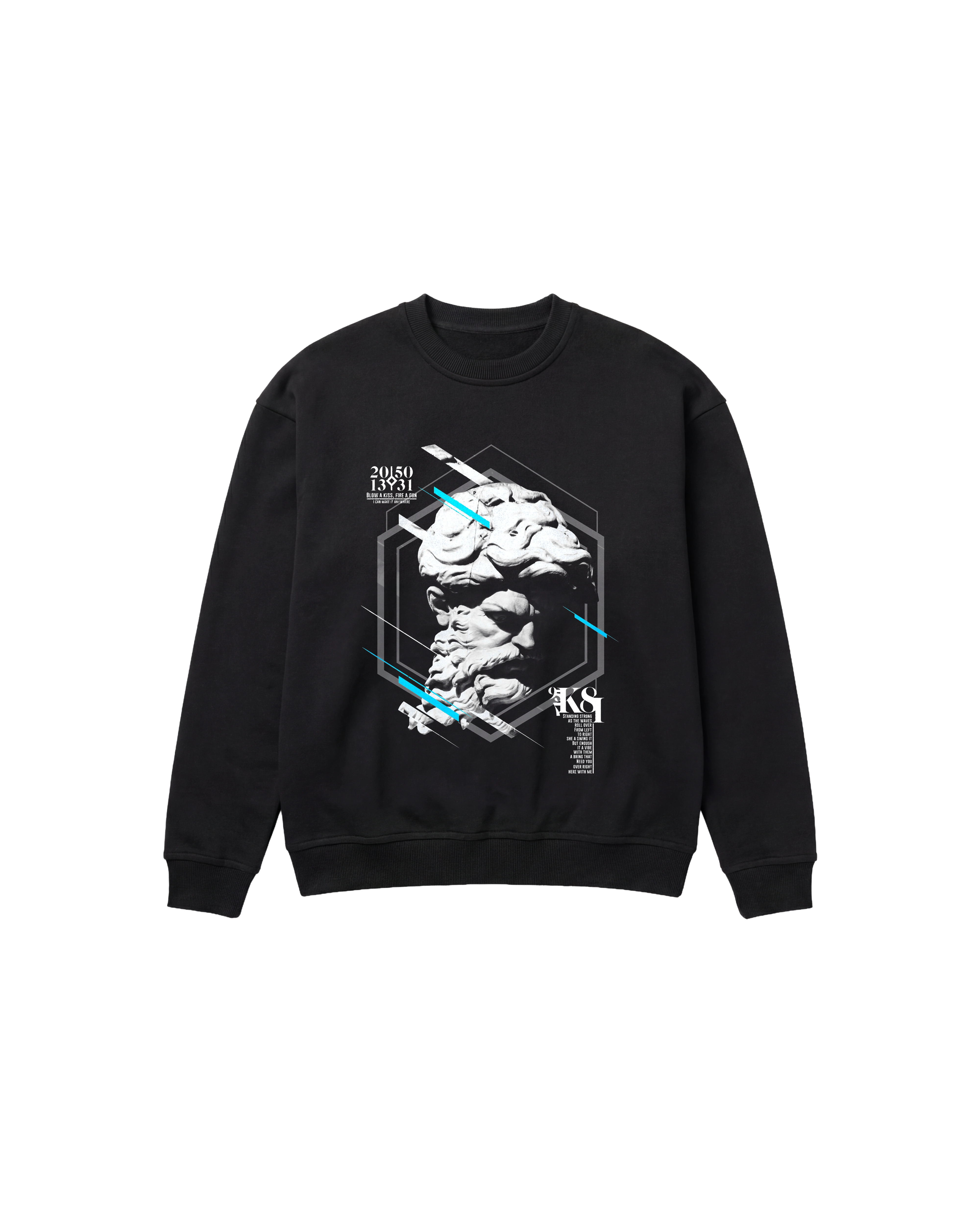 Miguel Angel Sweatshirt 410 Negro Cubica