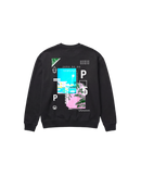 Music Paint Sweatshirt 410 Negro Cubica