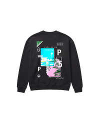 Music Paint Sweatshirt 410 Negro Cubica