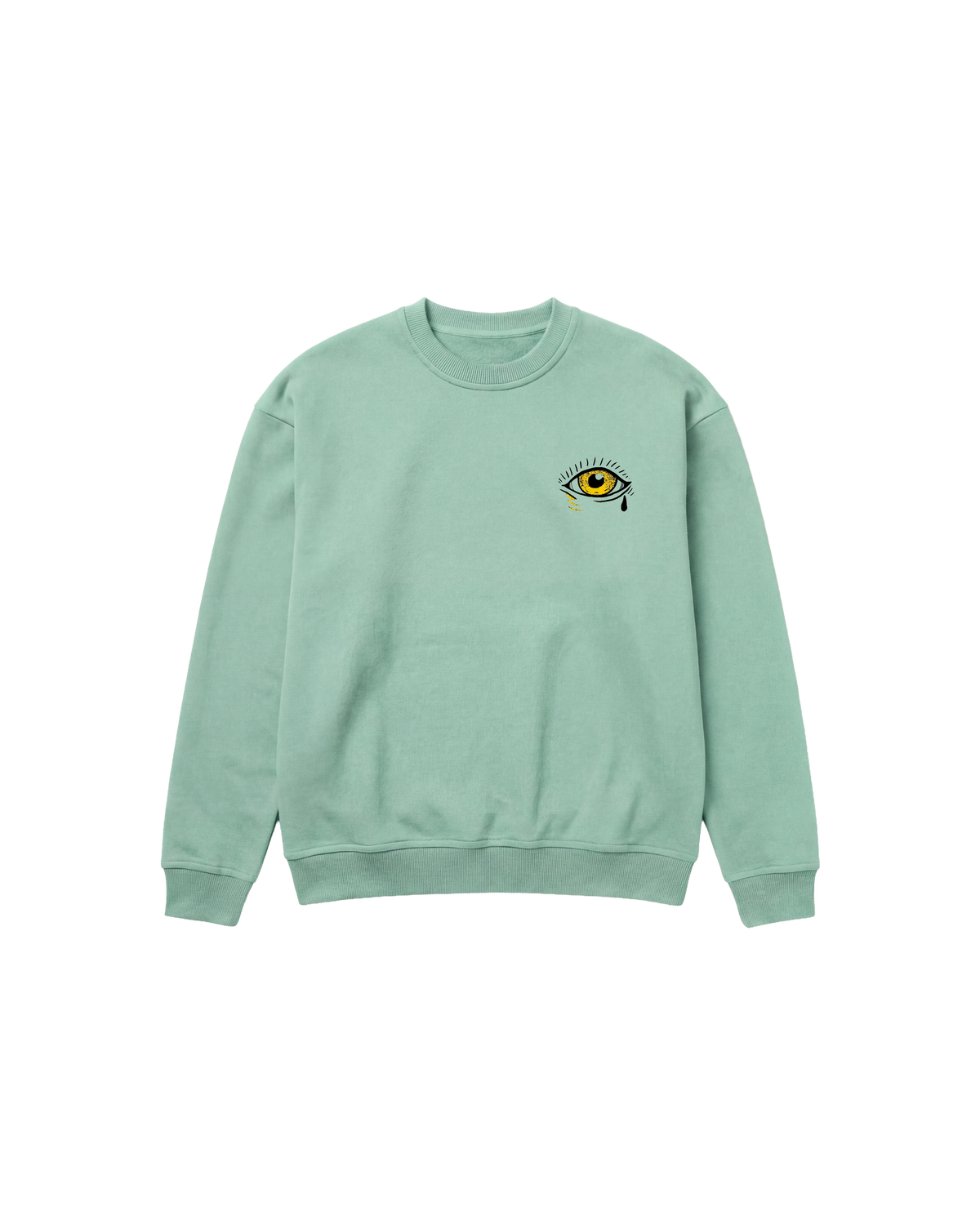 Ojo Eye Sweatshirt 410 Verde Menta Cubica