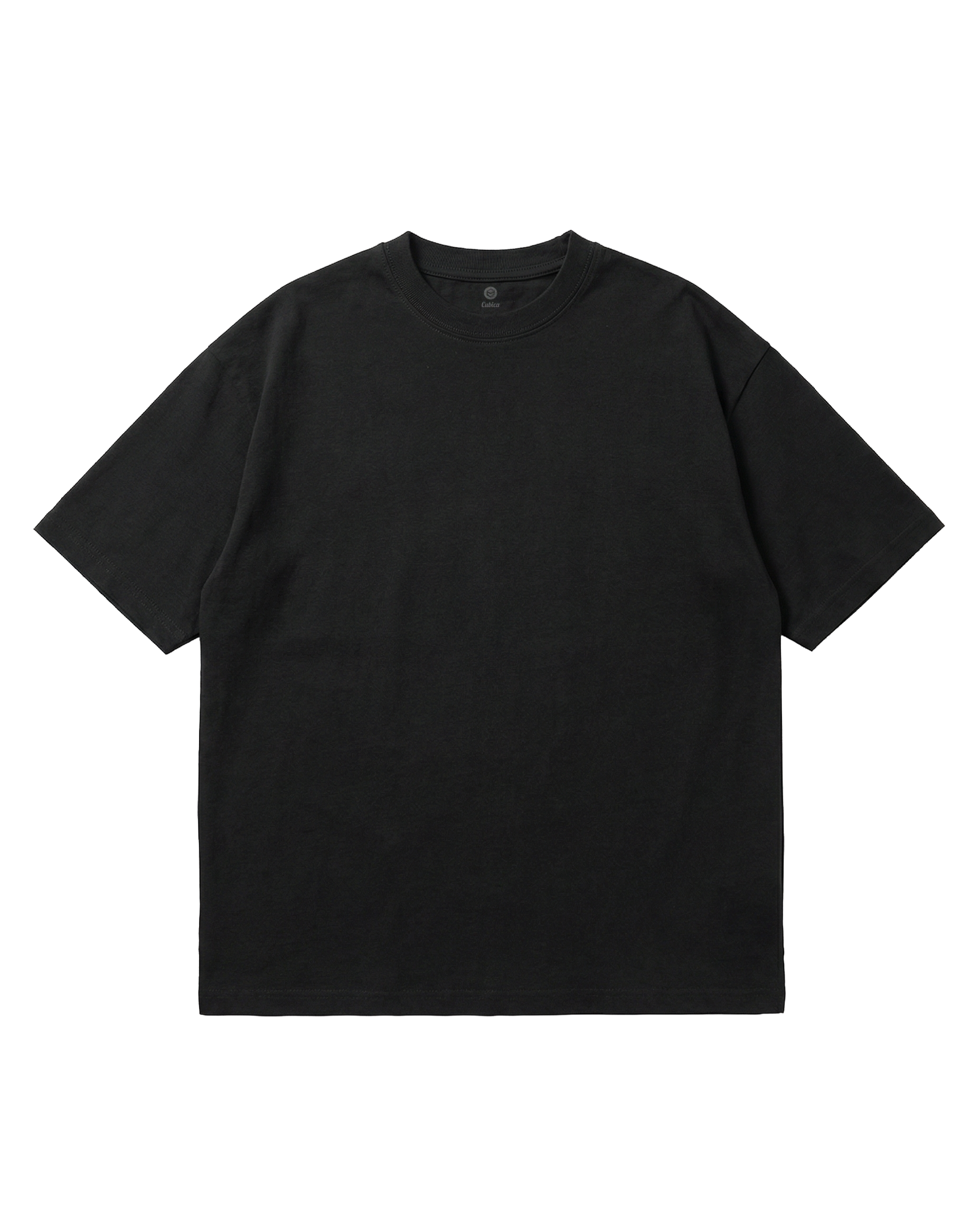 Camiseta Oversize Fit Cubica Negro