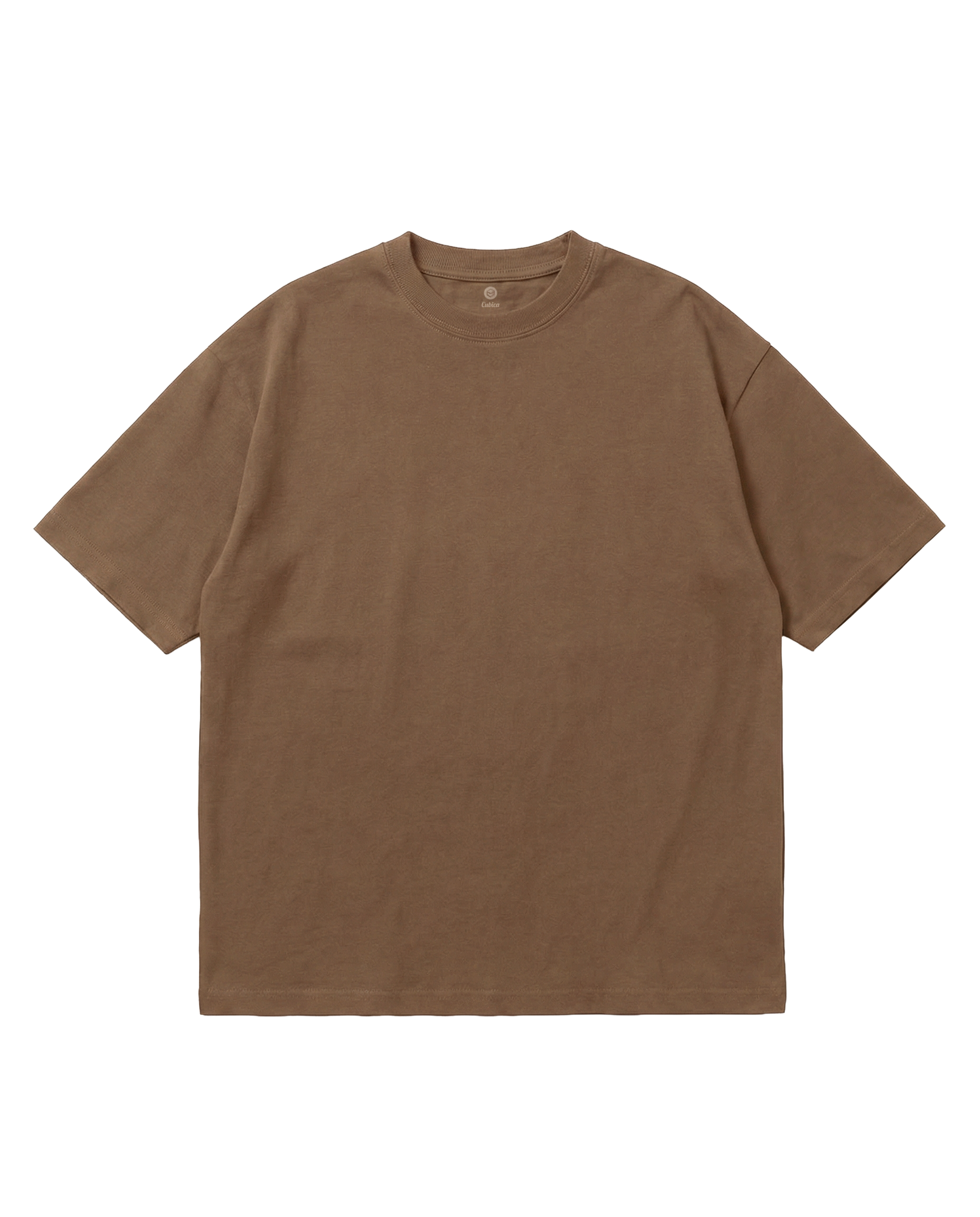 Camiseta Oversize Fit Cubica Cocoa