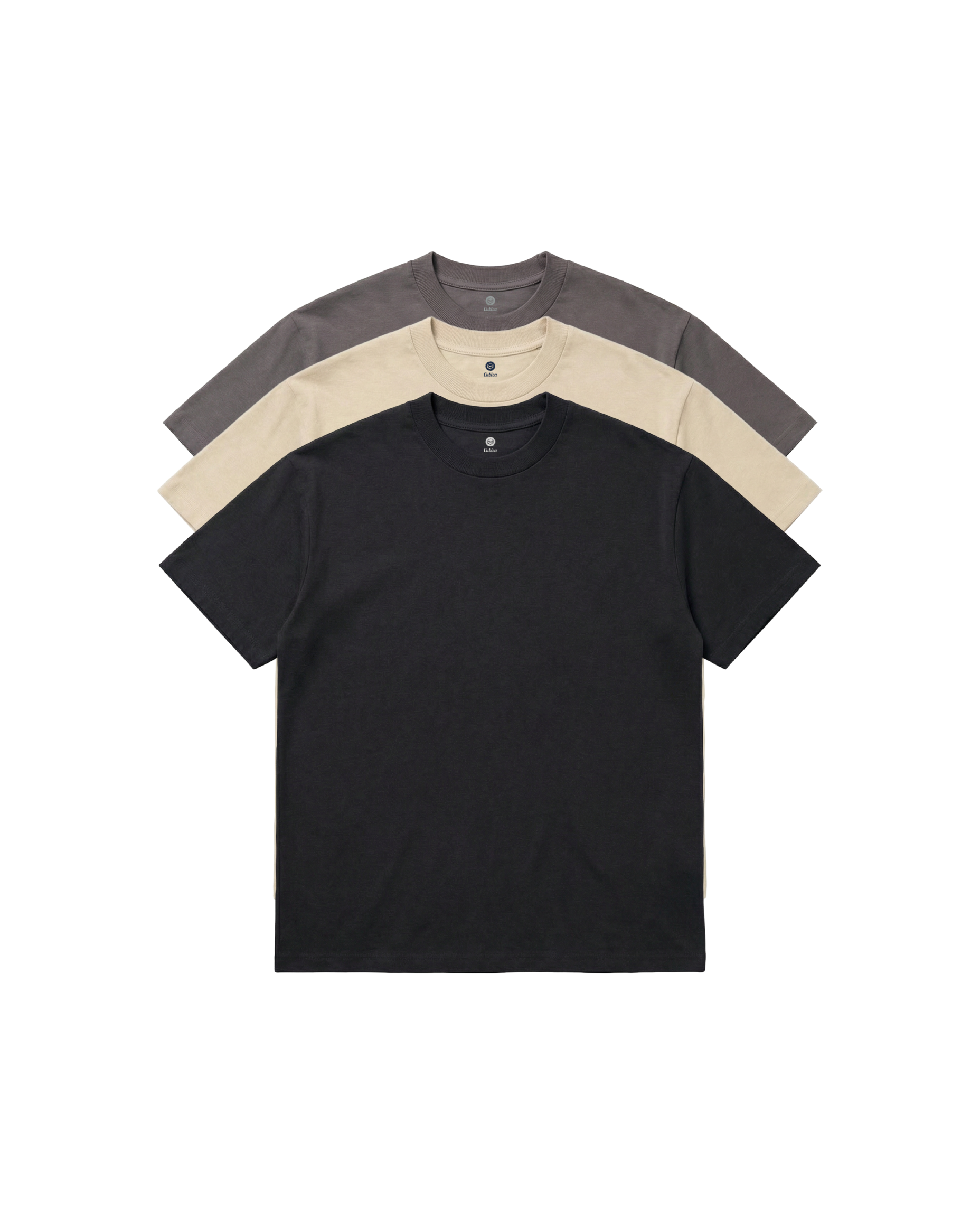 Pack X3 Semi Oversize Fit Cubica