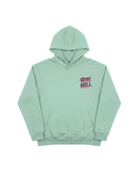 Rise Hell Hoodie 410 Verde Menta Cubica