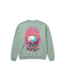Rise Hell Sweatshirt 410 Verde Menta Cubica