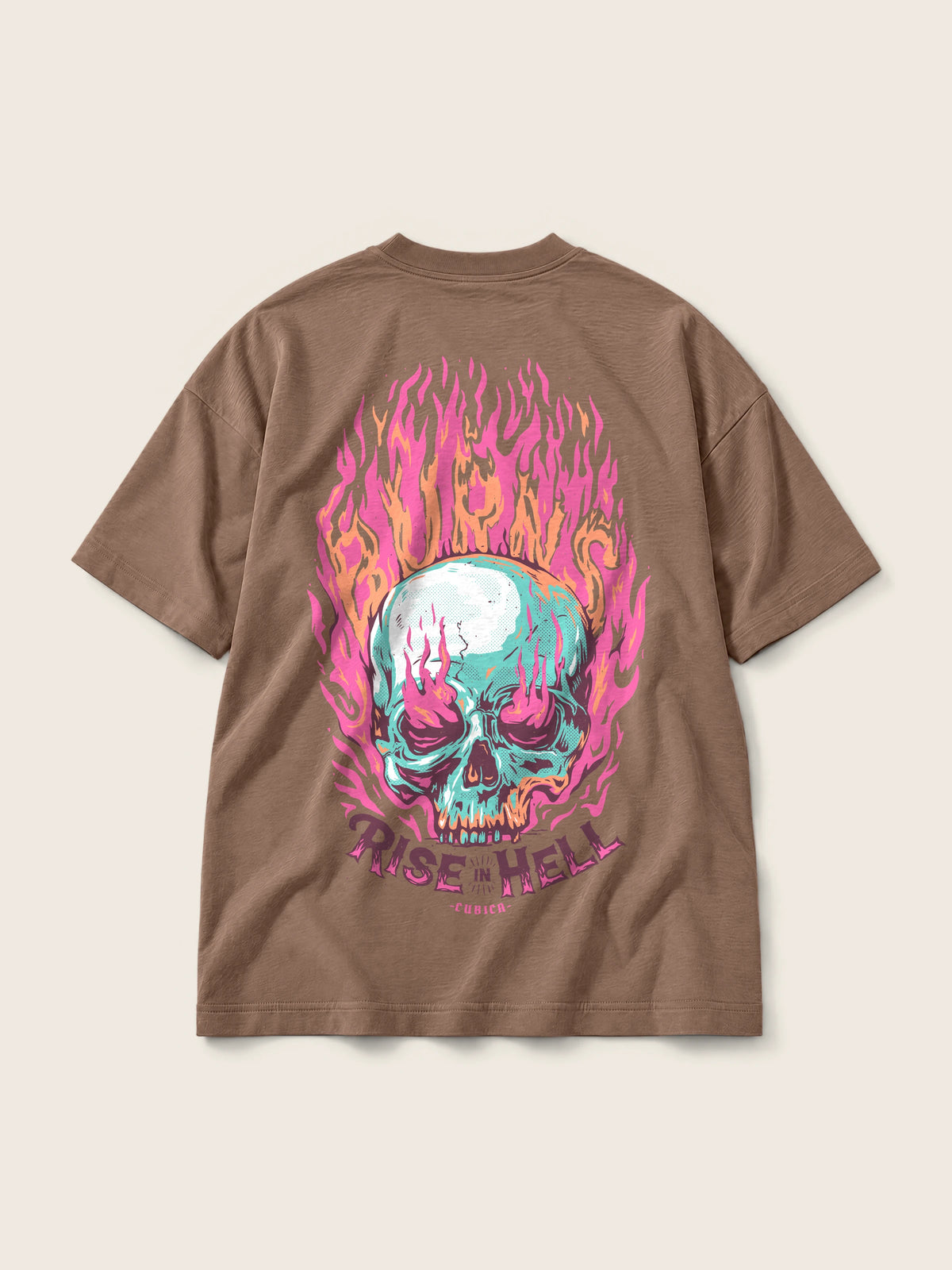 Rise in Hell · Camiseta Semi Oversize 310g — Imagen del producto 7