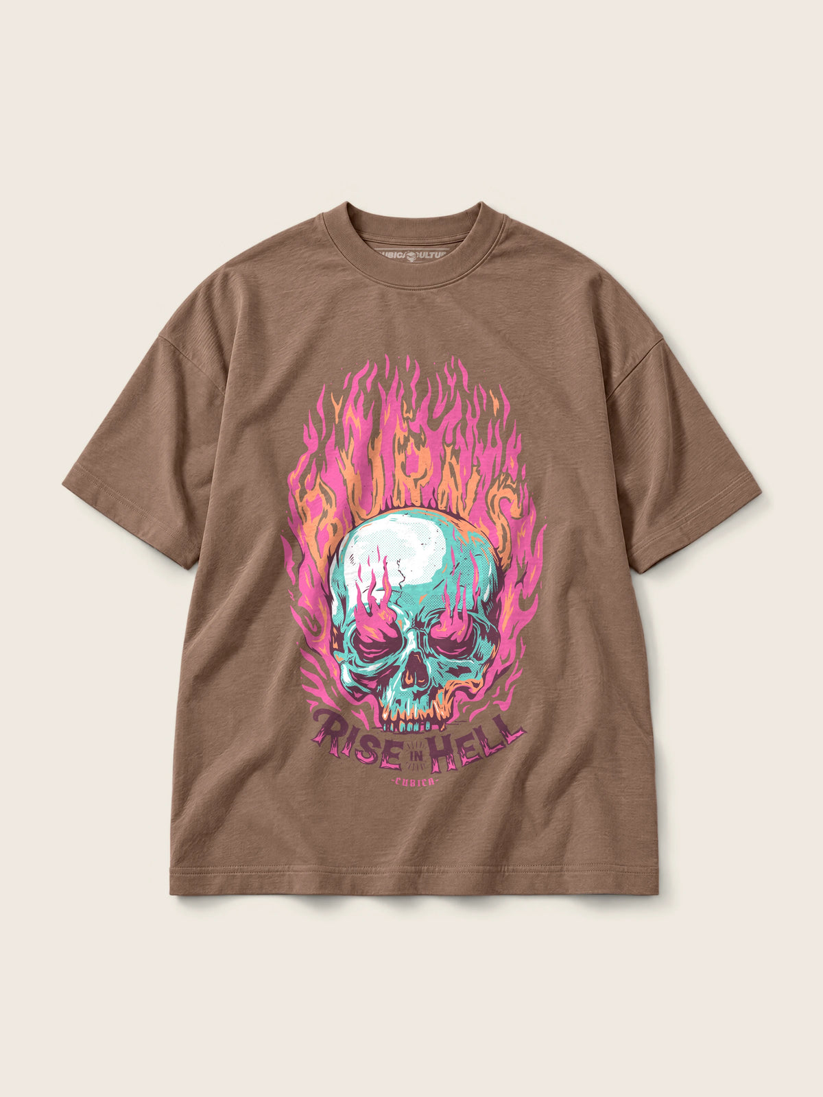Rise in Hell · Camiseta Semi Oversize 310g — Imagen del producto 5