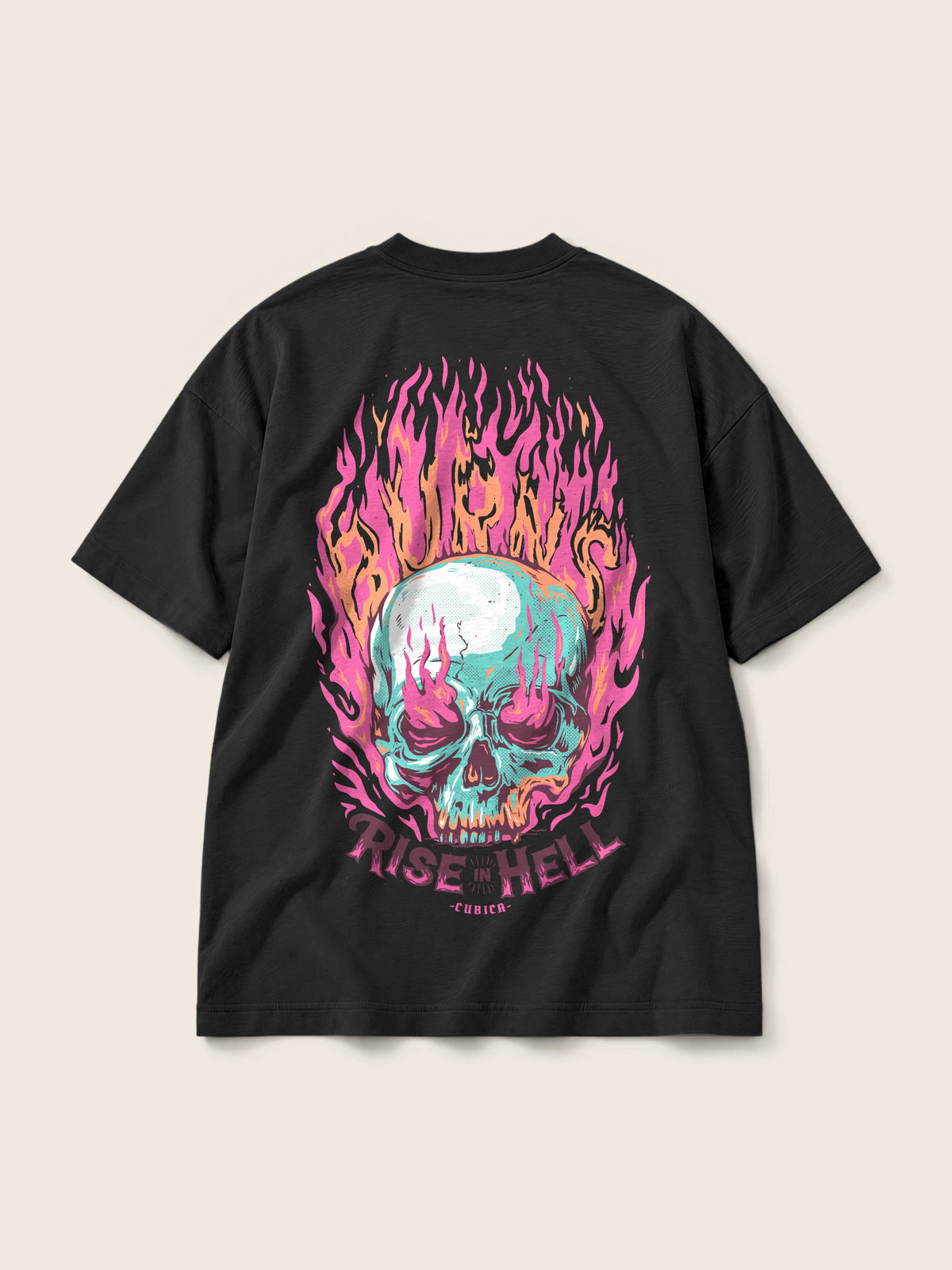 Rise in Hell · Camiseta Semi Oversize 310g — Imagen del producto 3