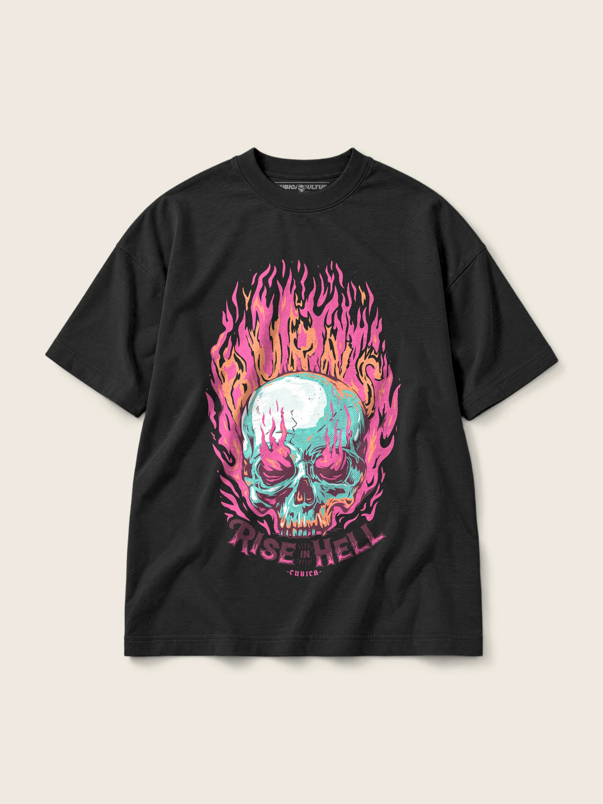 Rise in Hell · Camiseta Semi Oversize 310g — Imagen del producto 1