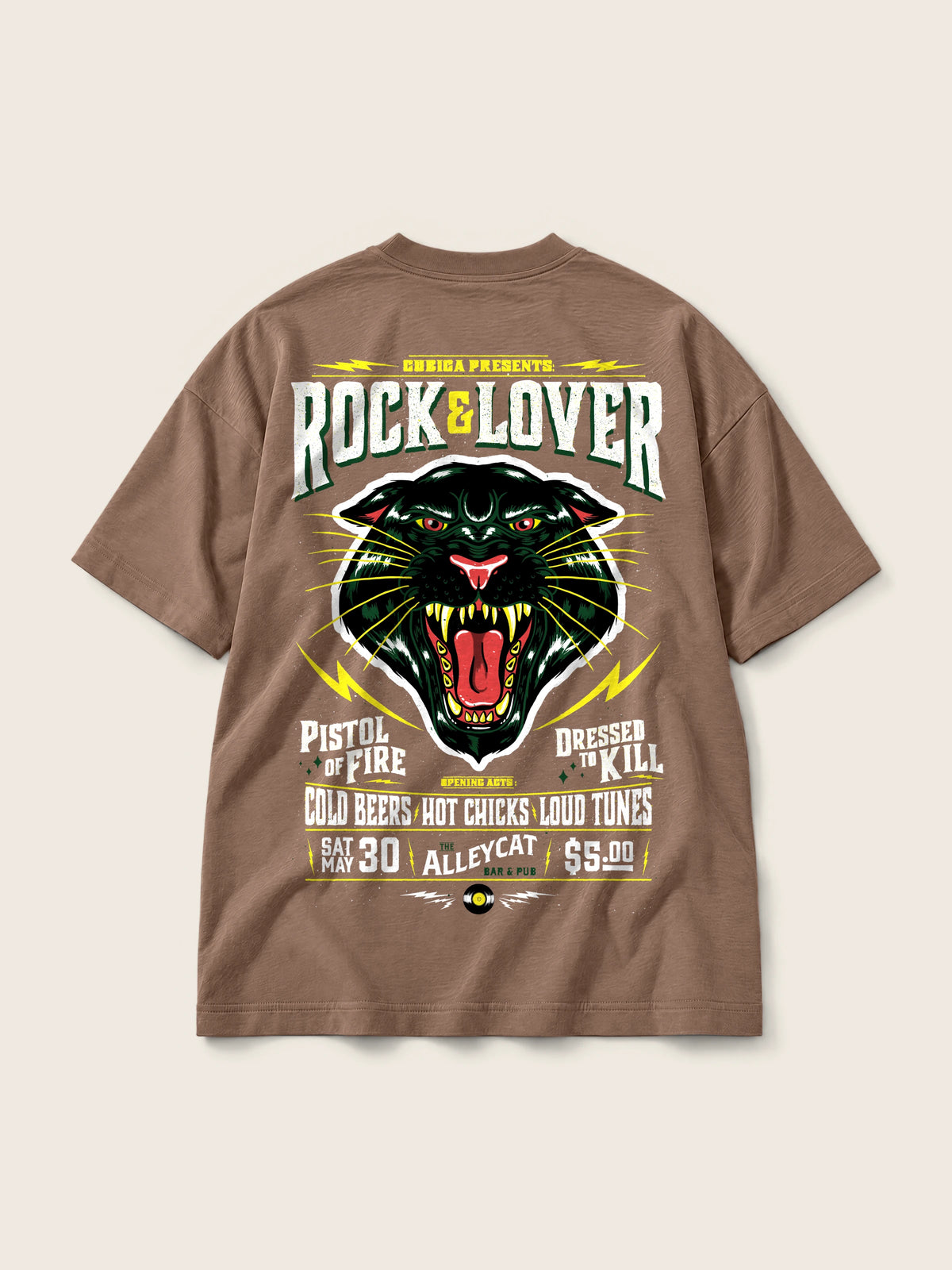 Rock And Lover · Camiseta Semi Oversize 310g — Imagen del producto 7