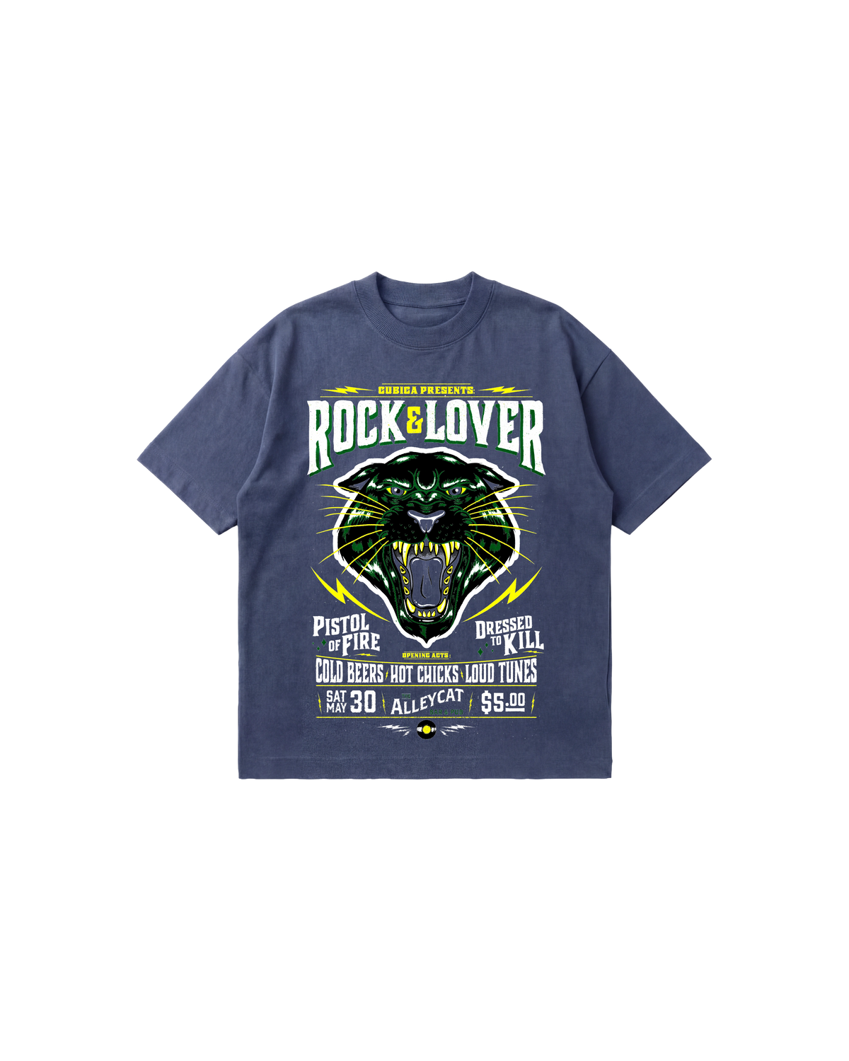 Rock Lover Semi Oversize 250 Indigo Cubica