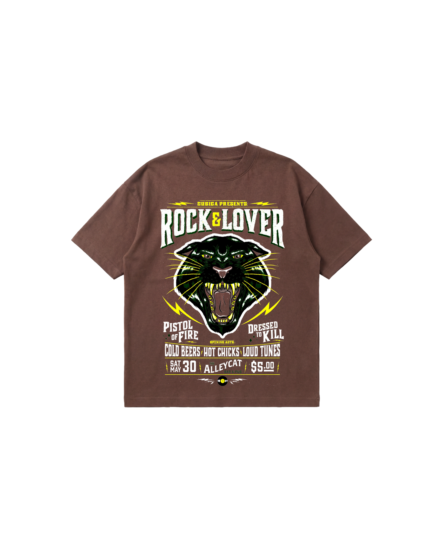 Rock Lover Semi Oversize 250 Café Toffee Cubica