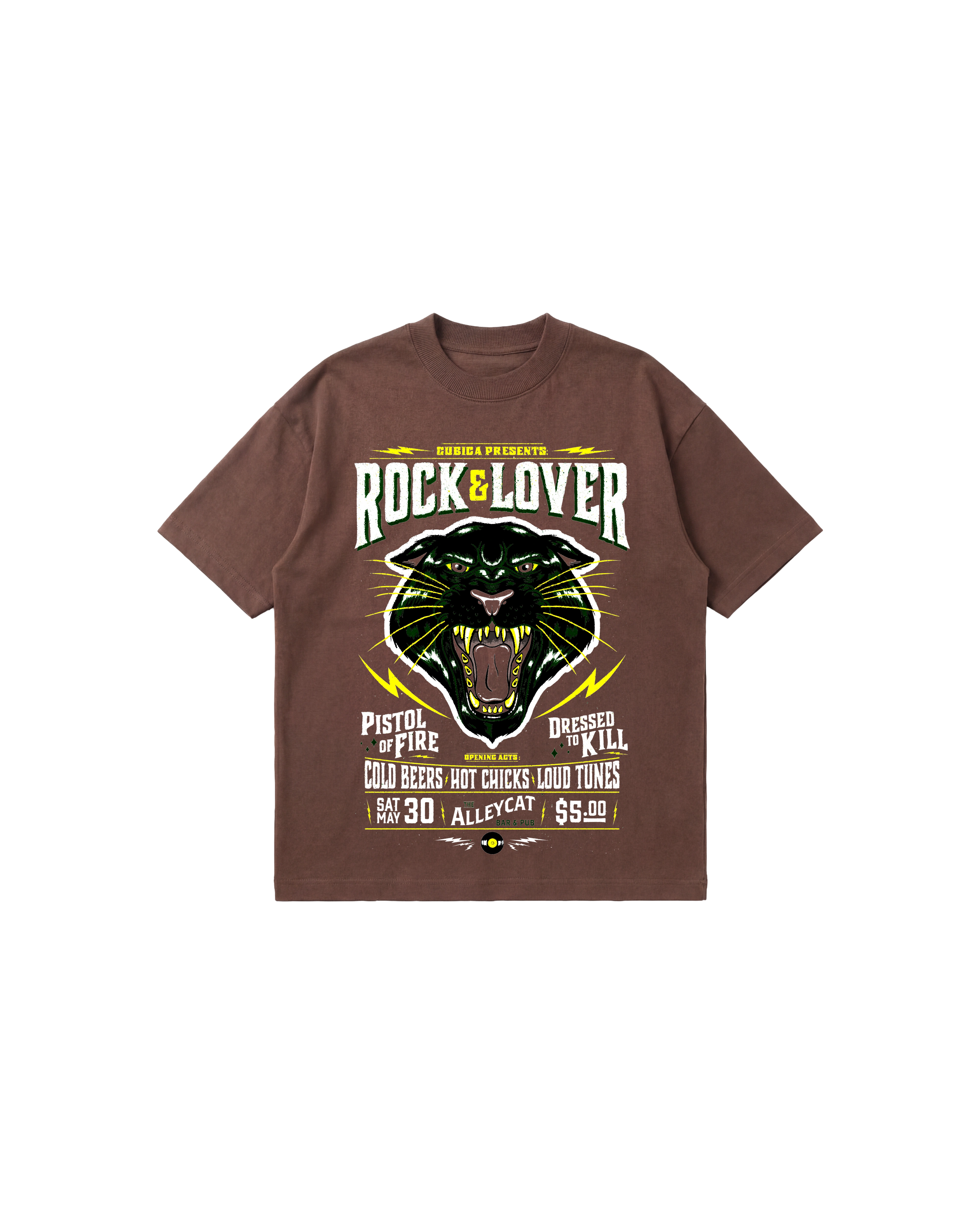 Rock Lover Semi Oversize 250 Café Toffee Cubica