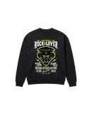 Rock Lover Sweatshirt 410 Negro Cubica