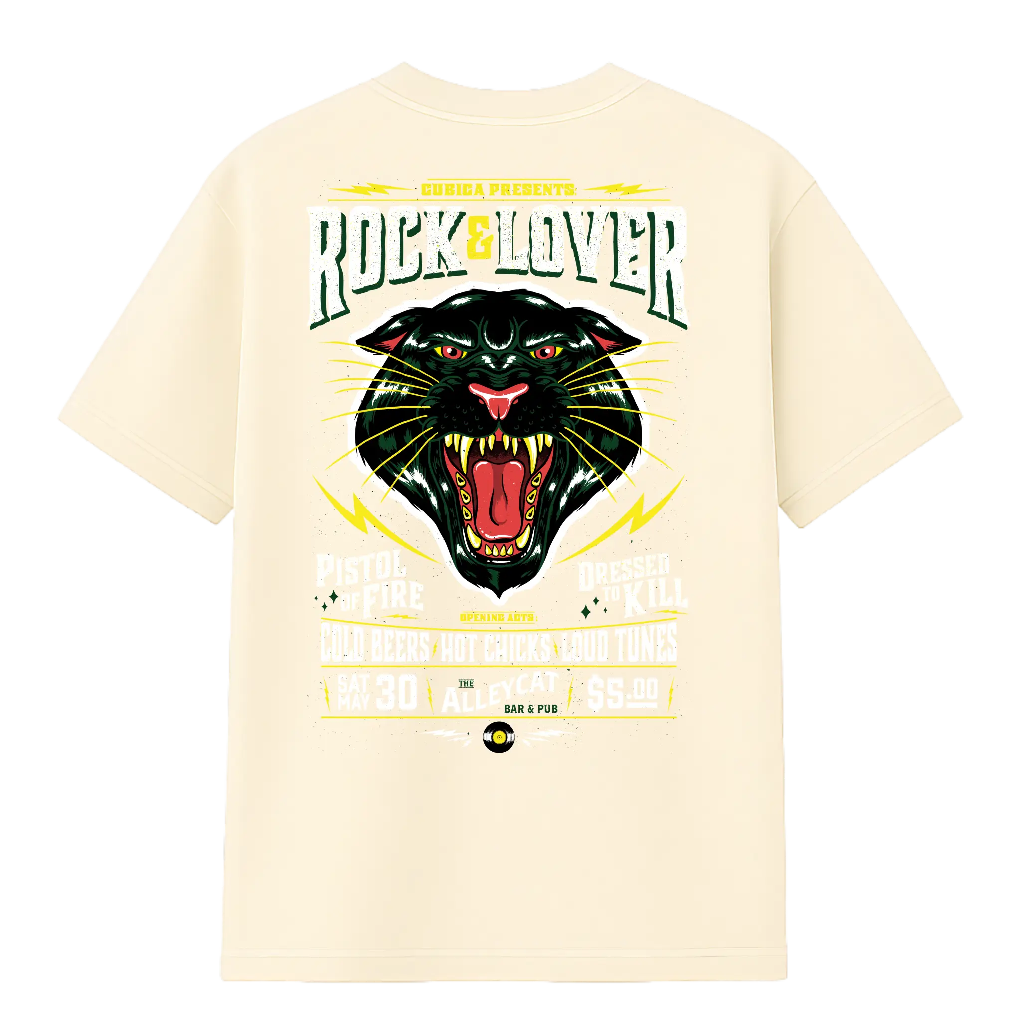 Camiseta Cubica Rock & Lover B