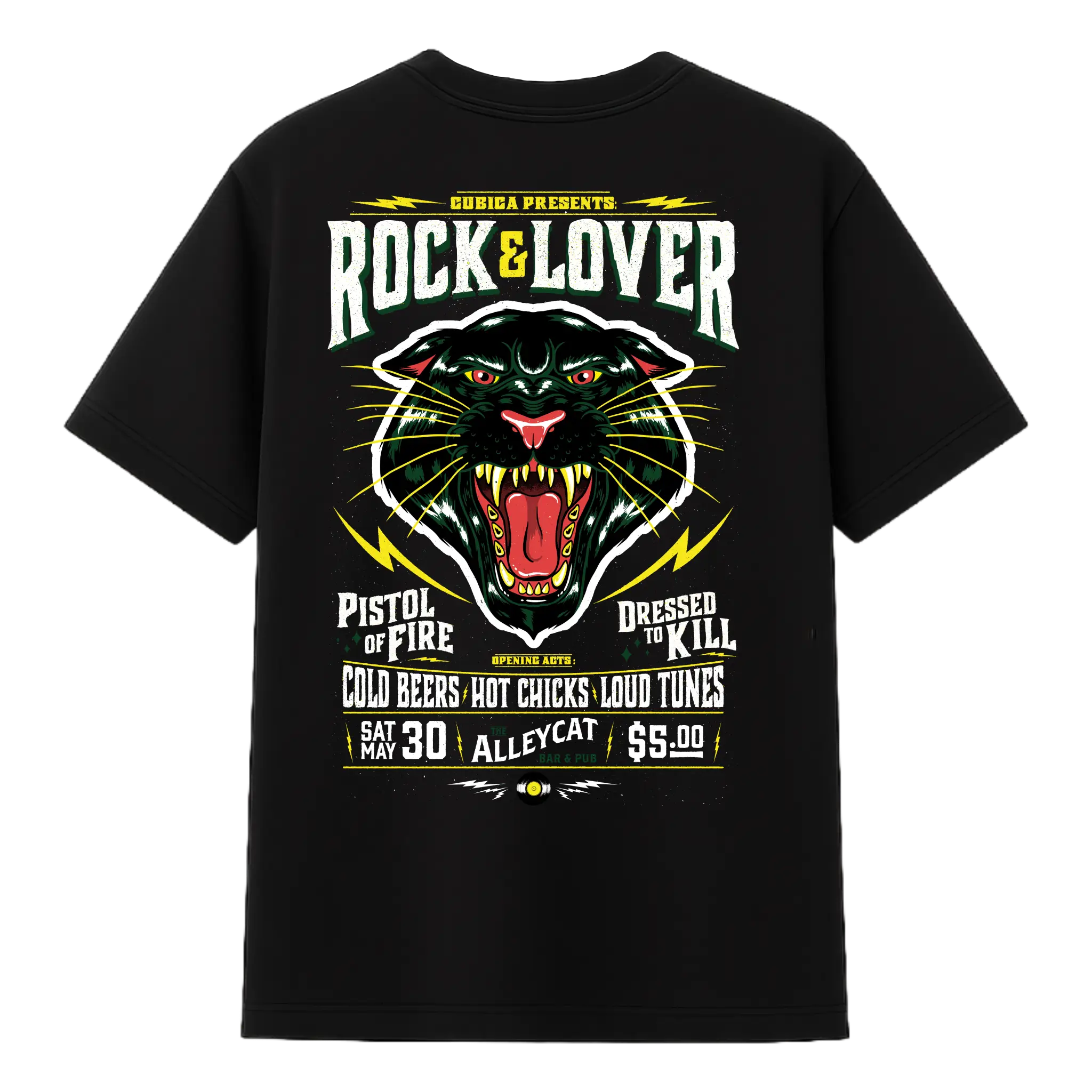 Camiseta Cubica Rock & Lover B