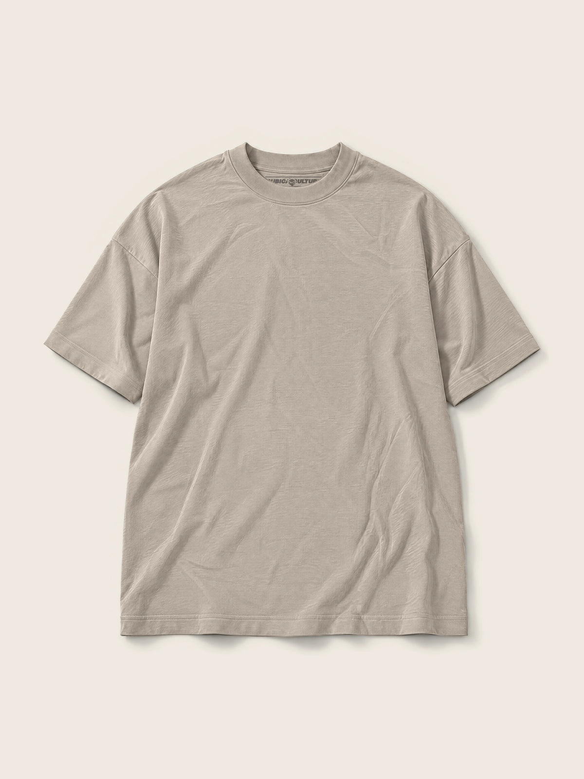 Camiseta Semi Oversize 250 g Gris Cemento — Imagen del producto 1