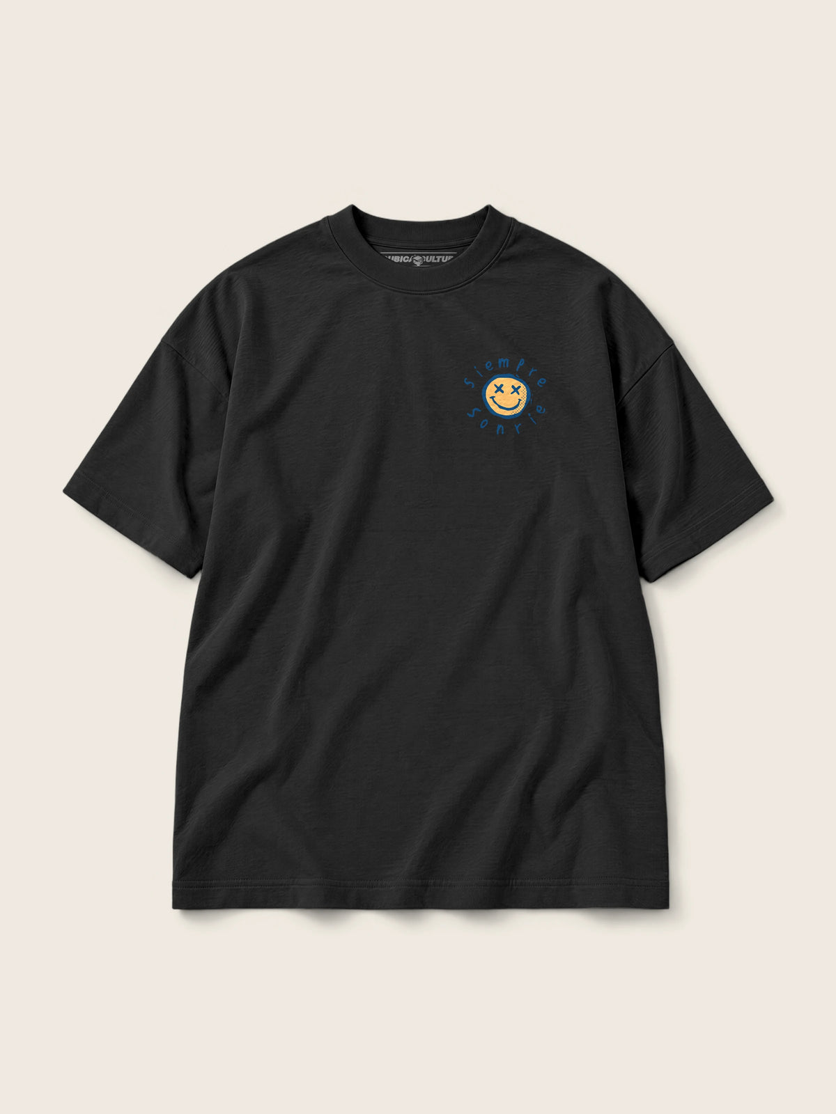 Siempre Sonríe · Camiseta Semi Oversize 310g — Imagen del producto 4