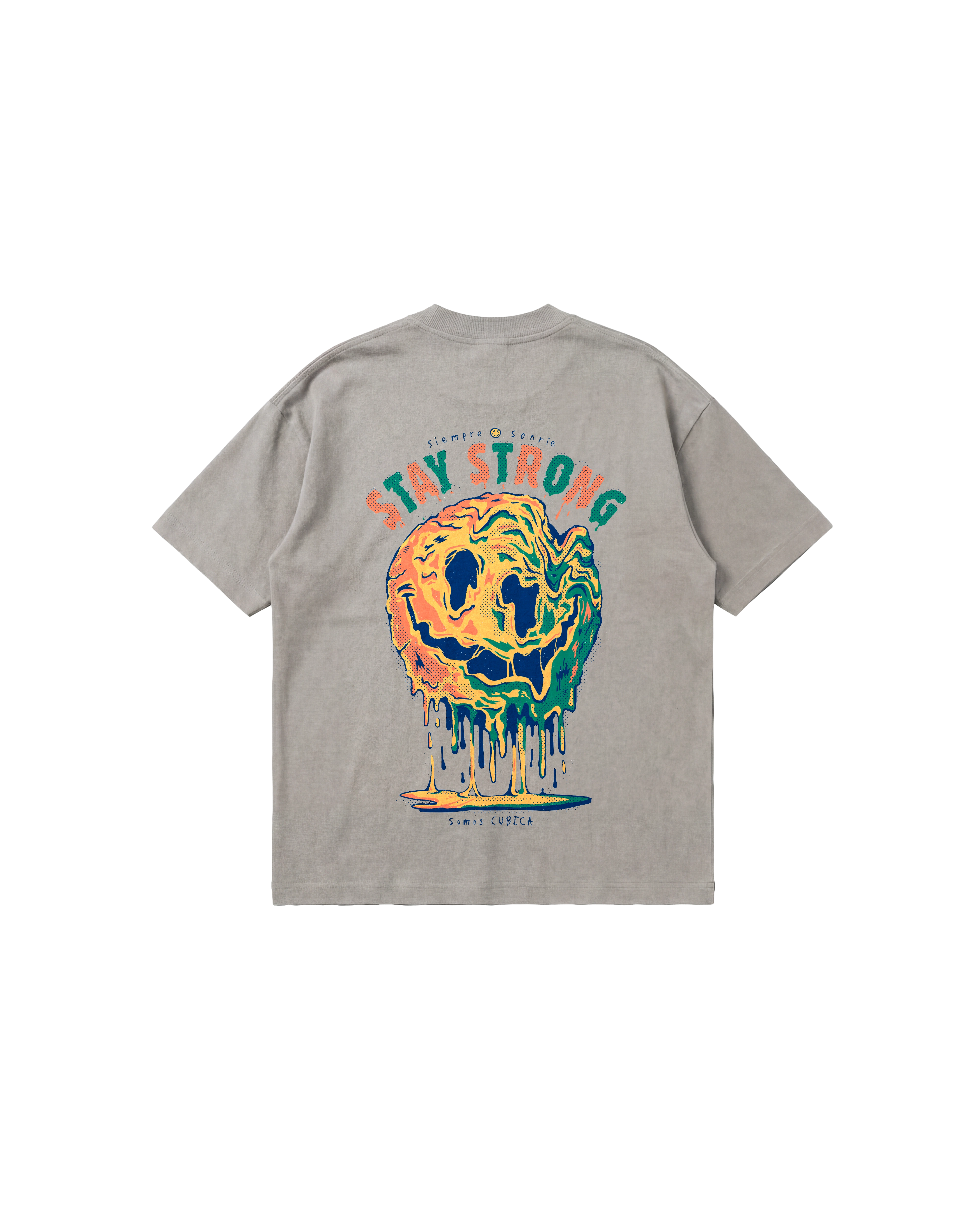 Siempre Sonrie Semi Oversize 250 Gris Cemento Cubica